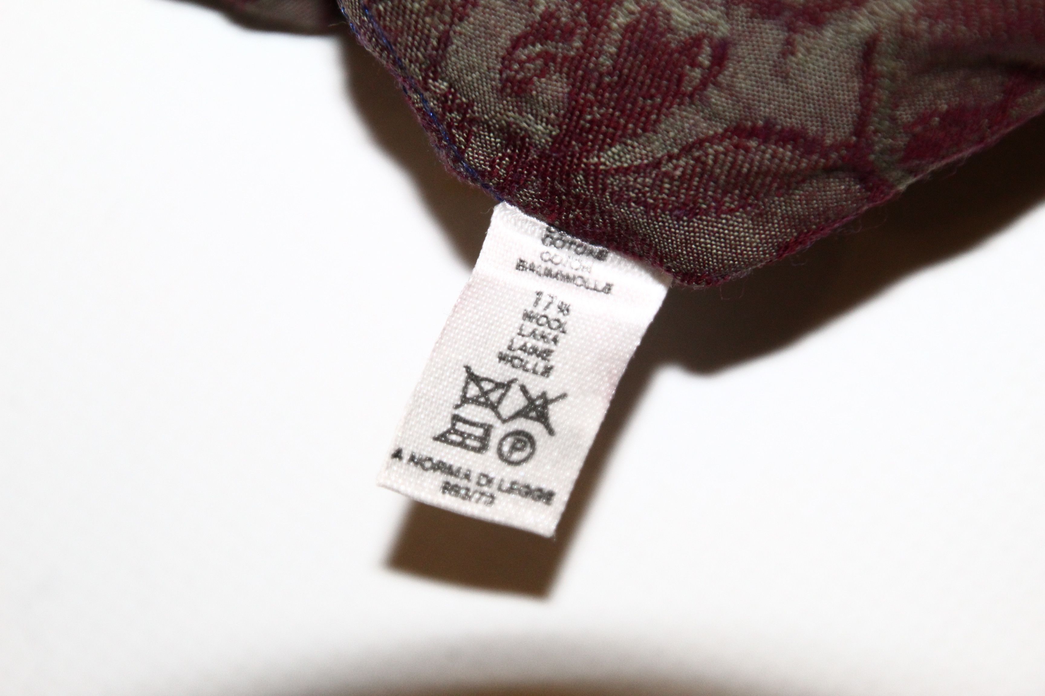 Ermenegildo Zegna Ermenegildo Zegna Trivero Cotton Wool Baroque Jacquard Shirt Size US M / EU 48-50 / 2 - 9 Thumbnail