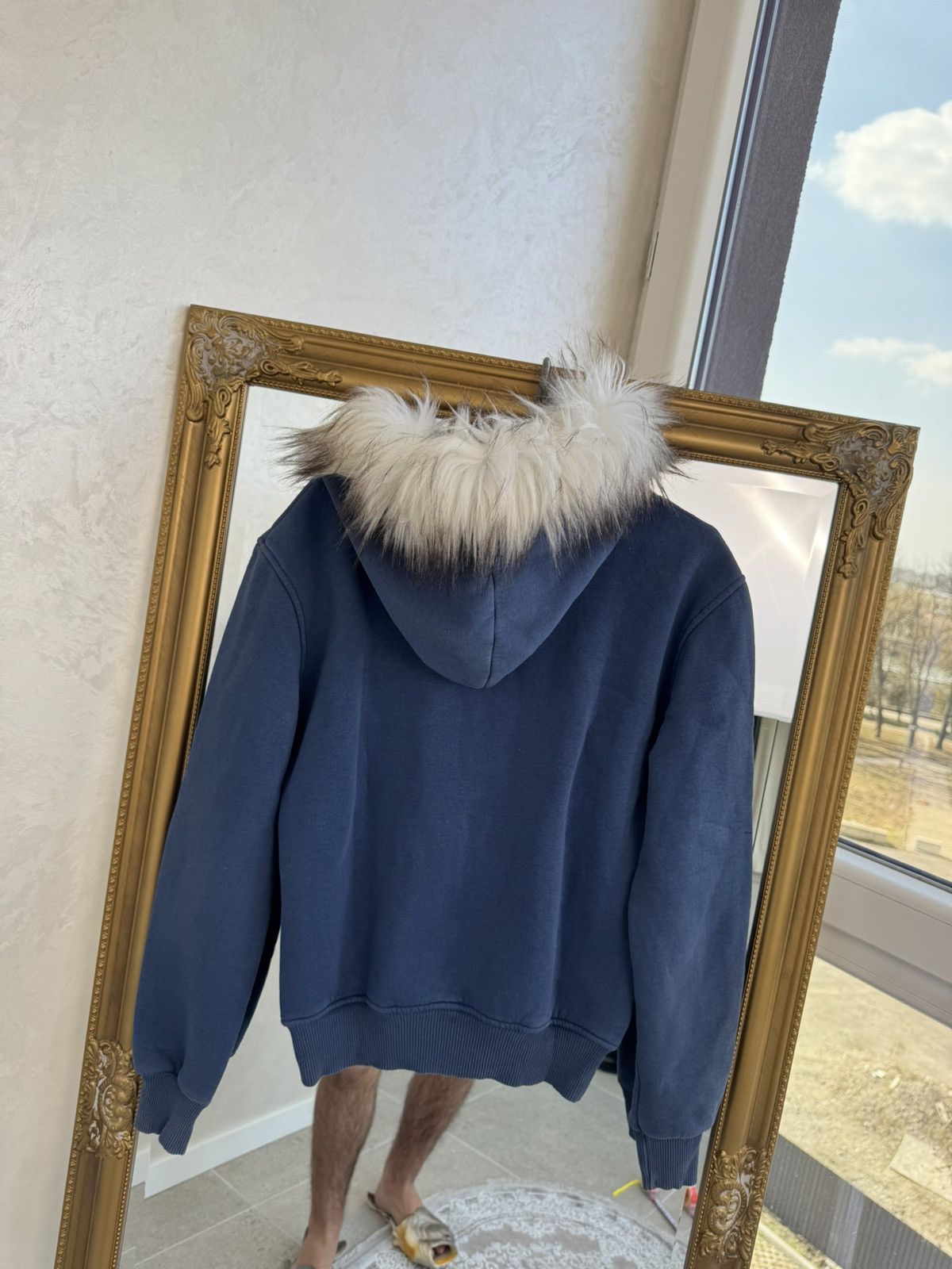 If Six Was Nine Vtg Y2K If6was9 LGB Goa Vibe Holister fur Zip Hood Size S / US 4 / IT 40 - 6 Thumbnail