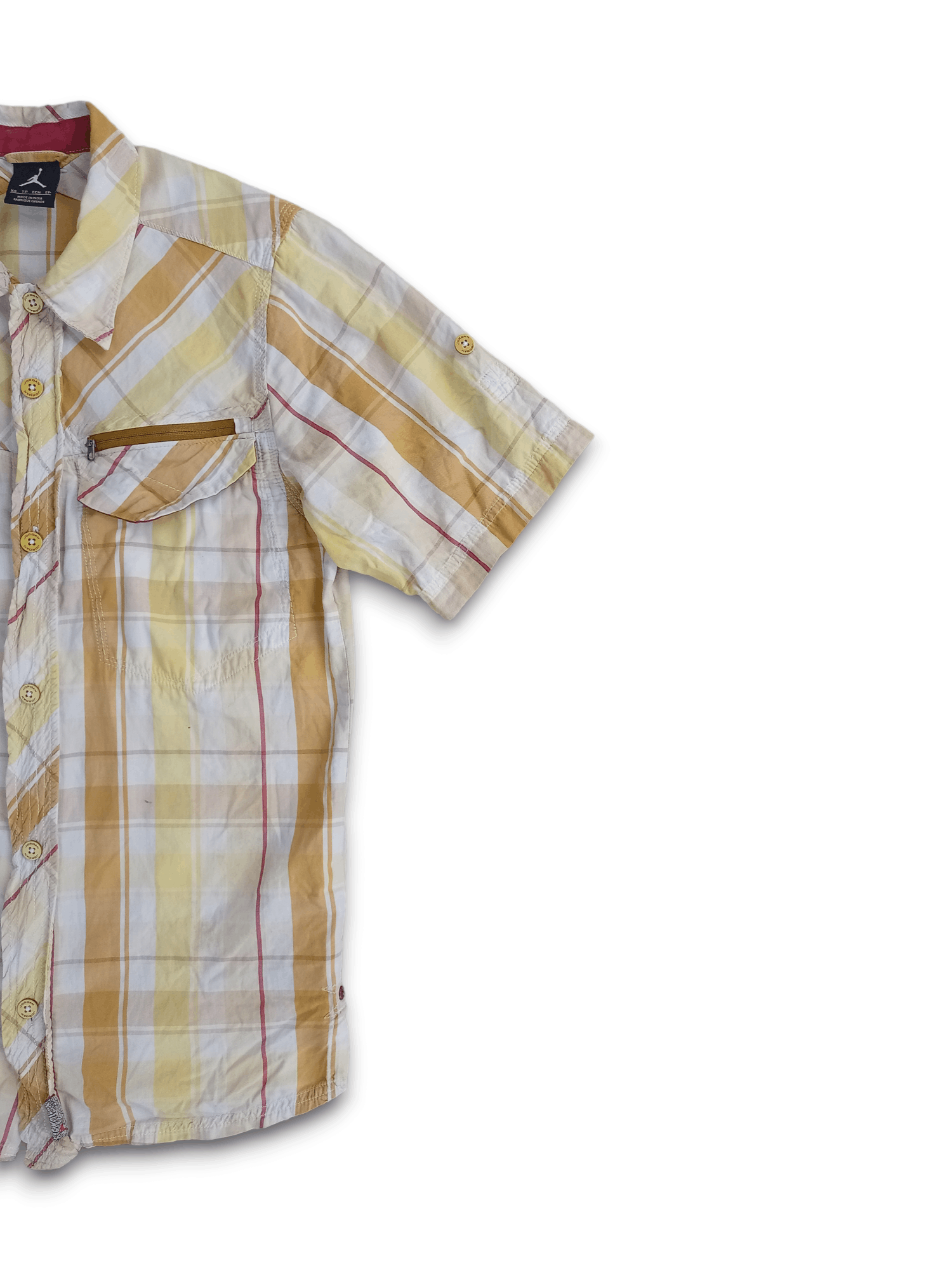 Jordan Brand × Nike Nike MJ 23 Checkered Shirt Button Up Size US S / EU 44-46 / 1 - 9 Thumbnail