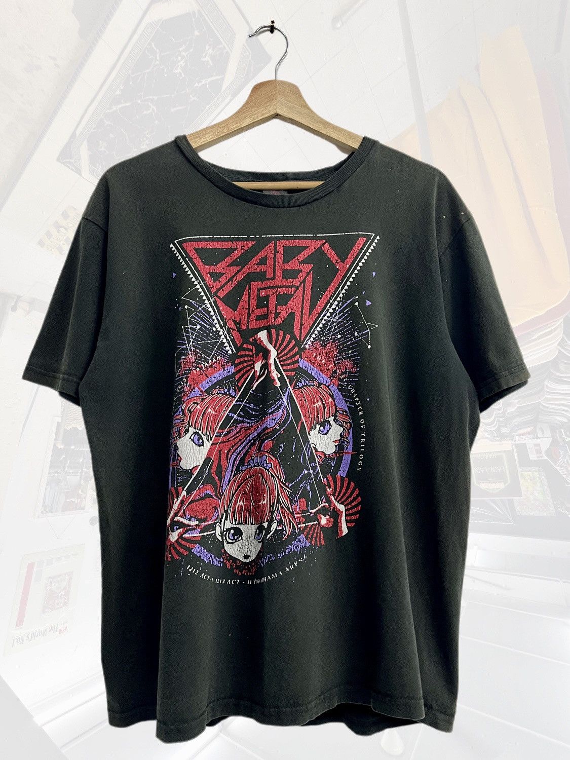 Band Tees × Japanese Brand Baby Metal Tour Band Tee Size US XL / EU 56 / 4 - 1 Thumbnail