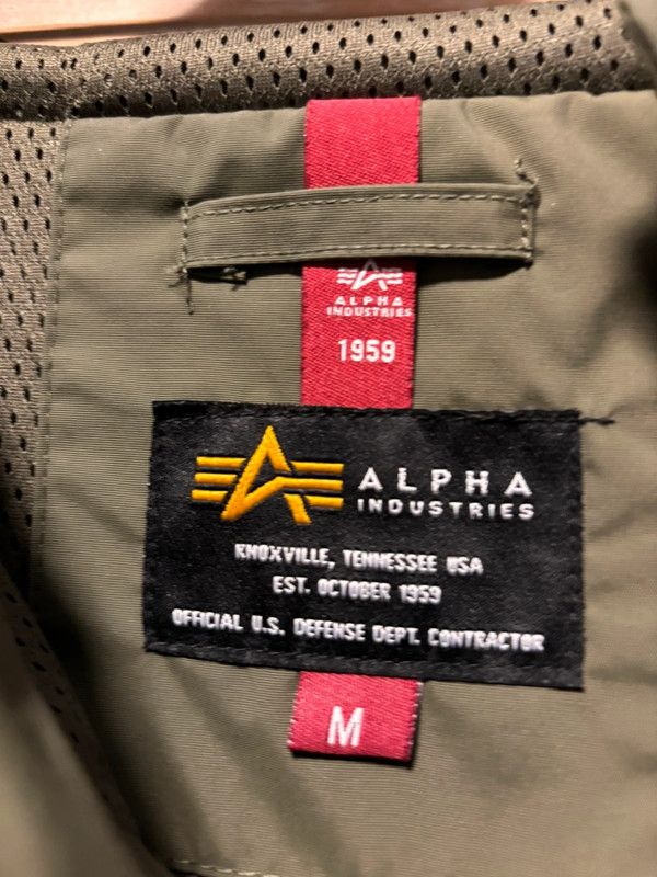 Alpha Industries Alpha industries anorak dark olive Size US M / EU 48-50 / 2 - 3 Thumbnail