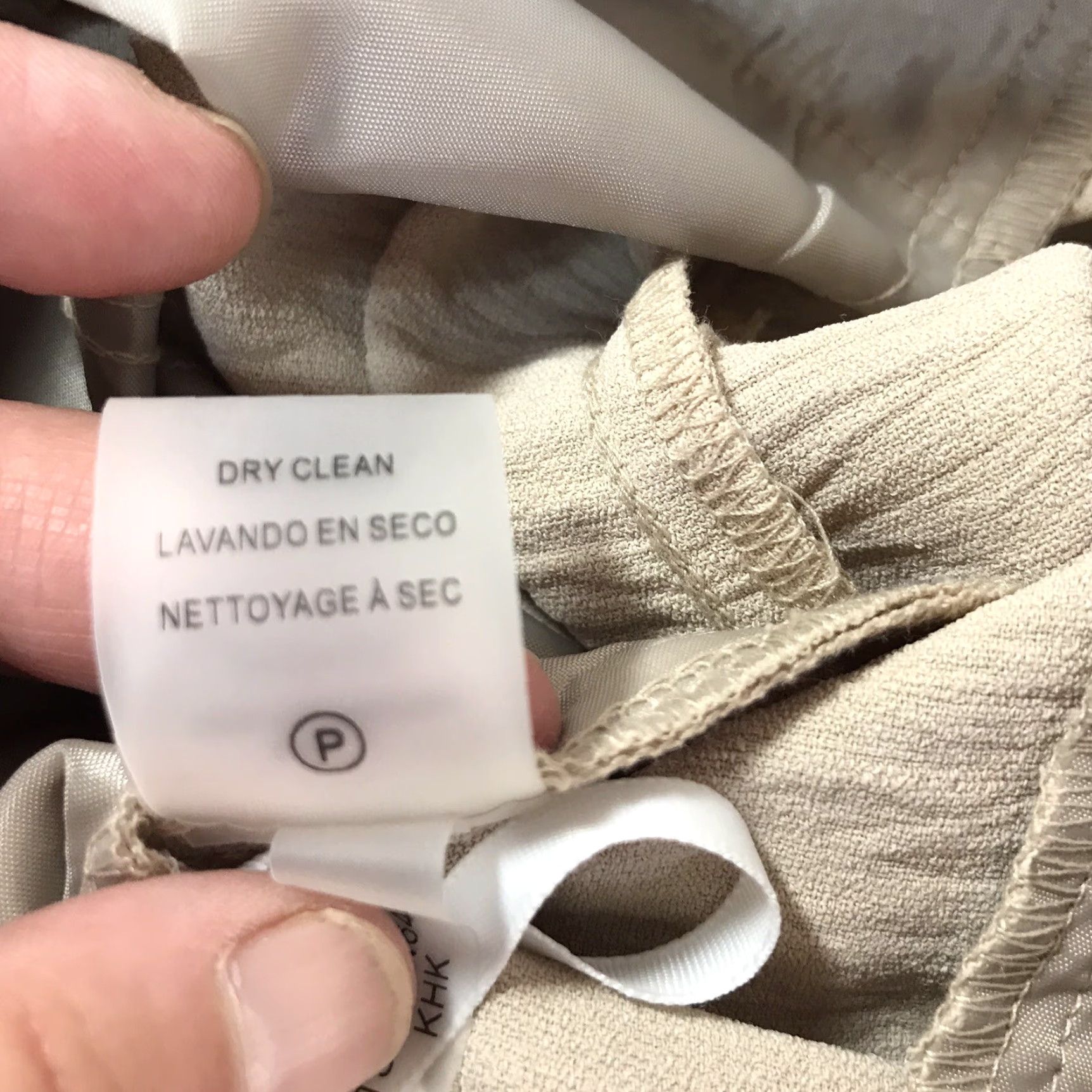 Tommy Hilfiger TOMMY HILFIGER Beige Elastic Waist Dress Pants Womens Size 6 Straight Business Casual Workwear Size 28" / US 6 / IT 42 - 6 Thumbnail