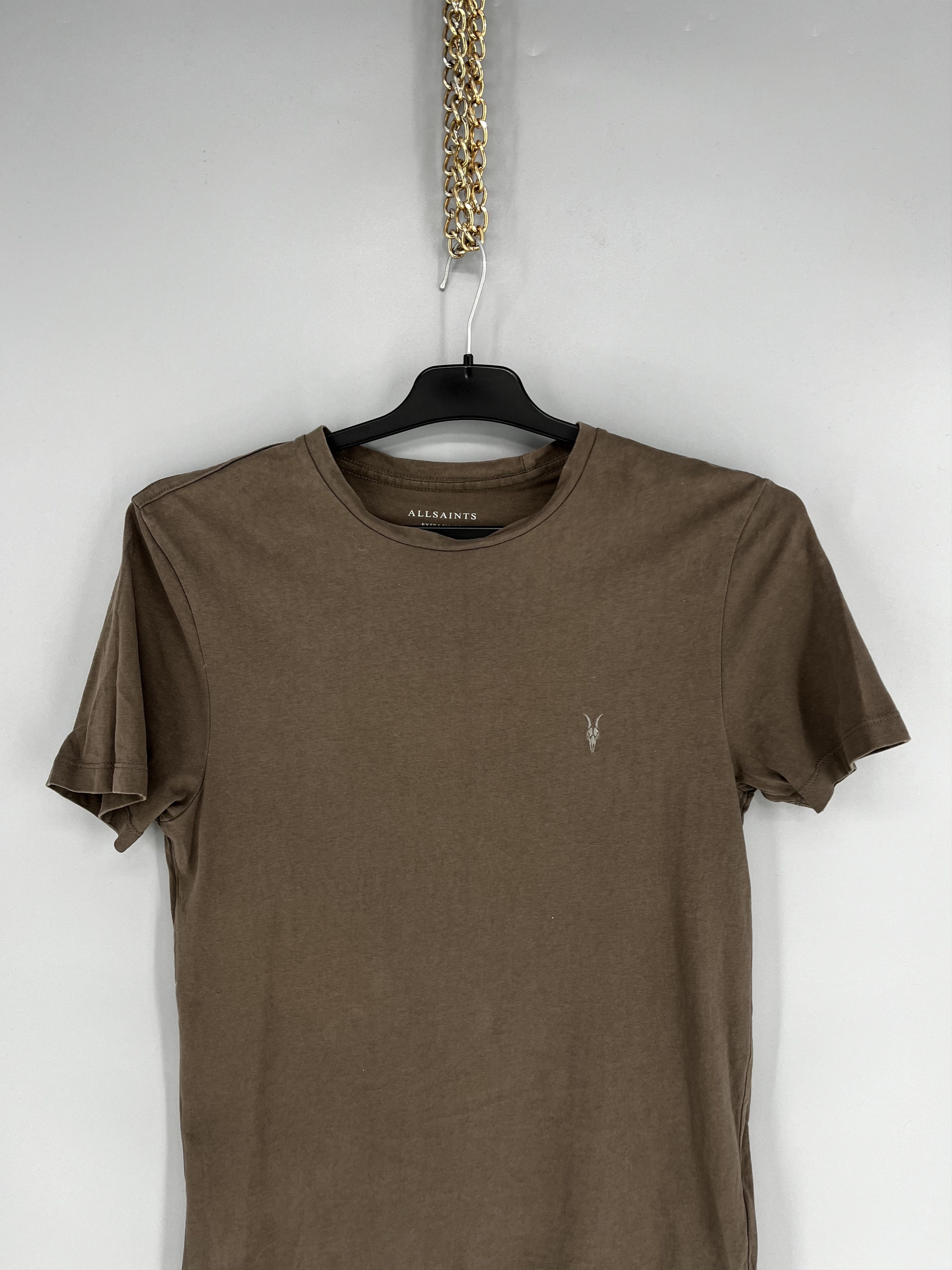 Allsaints Vintage Basic Allsaints Mini Logo Basic Tee Old Money Size US XS / EU 42 / 0 - 6 Thumbnail