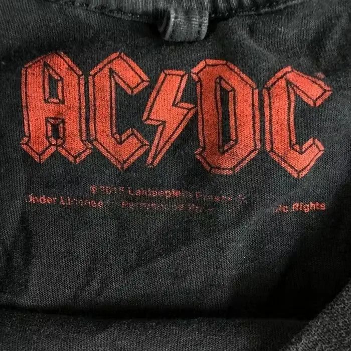 AC/DC Mens Vintage T Shirt AC/DC Big Logo Size L Large Size US L / EU 52-54 / 3 - 4 Thumbnail