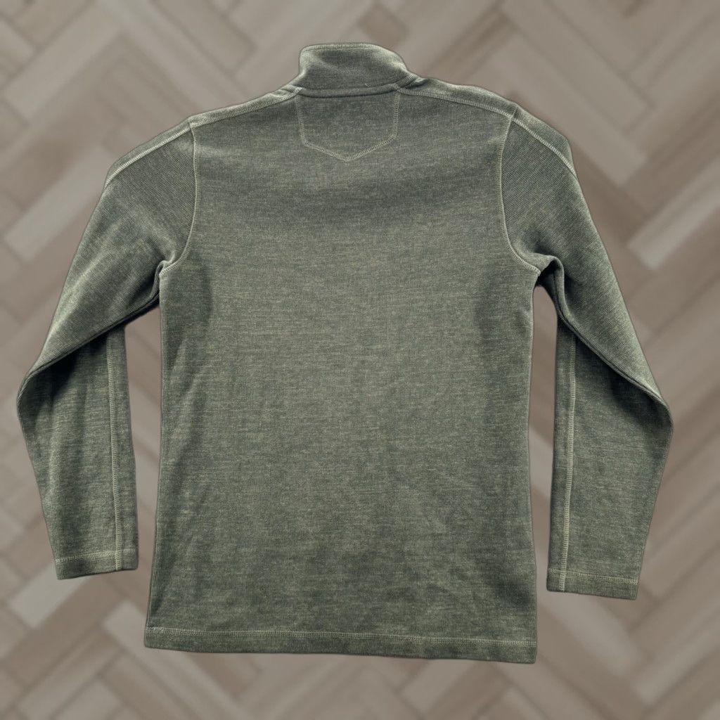 Eddie Bauer Eddie Bauer Mens S Half Zip Pullover Sweater Green Polyester Size US S / EU 44-46 / 1 - 1 Thumbnail