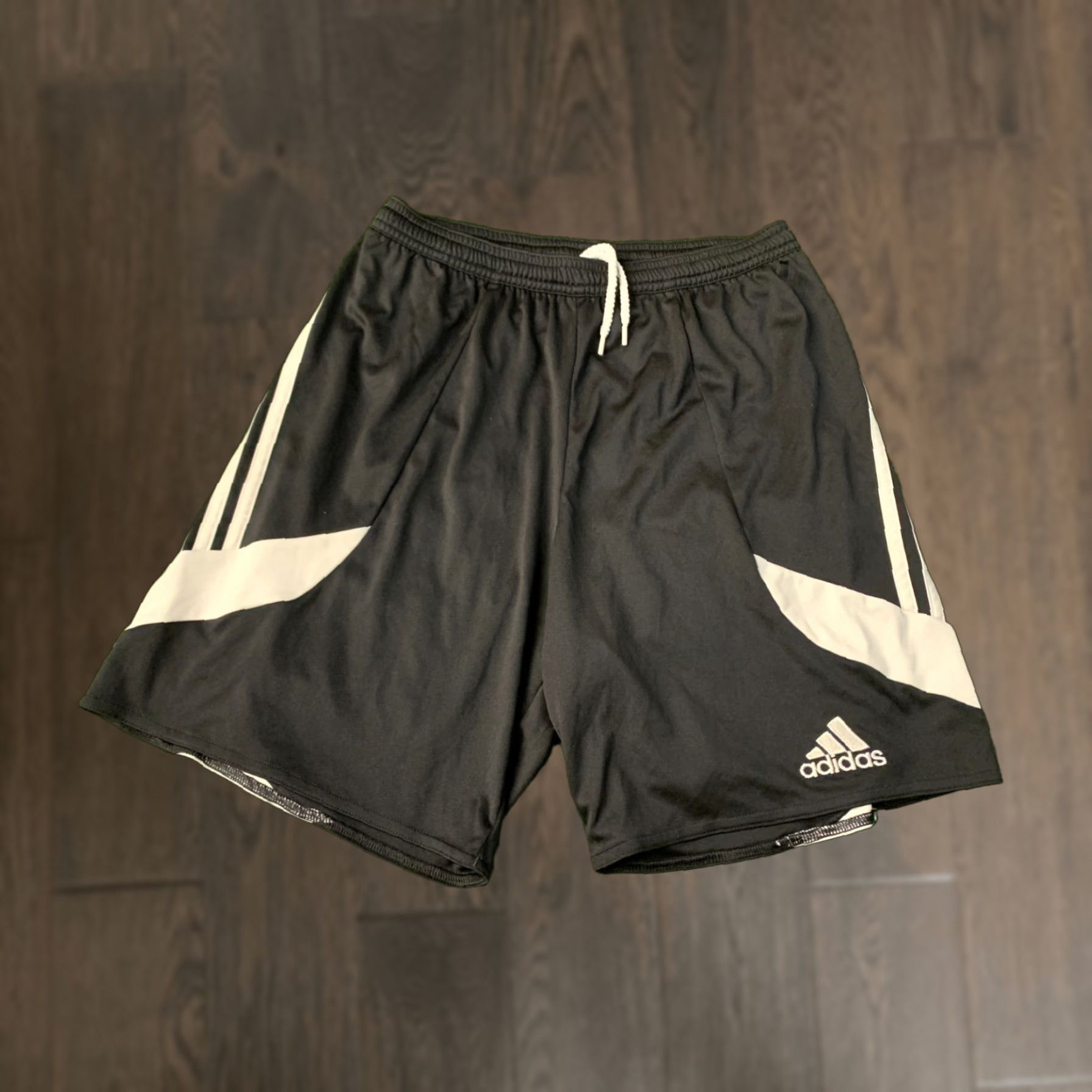 Adidas ADIDAS Nova PERFORMANCE Climalite 2017 ORIGINAL MEN Football Shorts S Small Black and White Football 2017 Mens Size US 29 - 1 Thumbnail