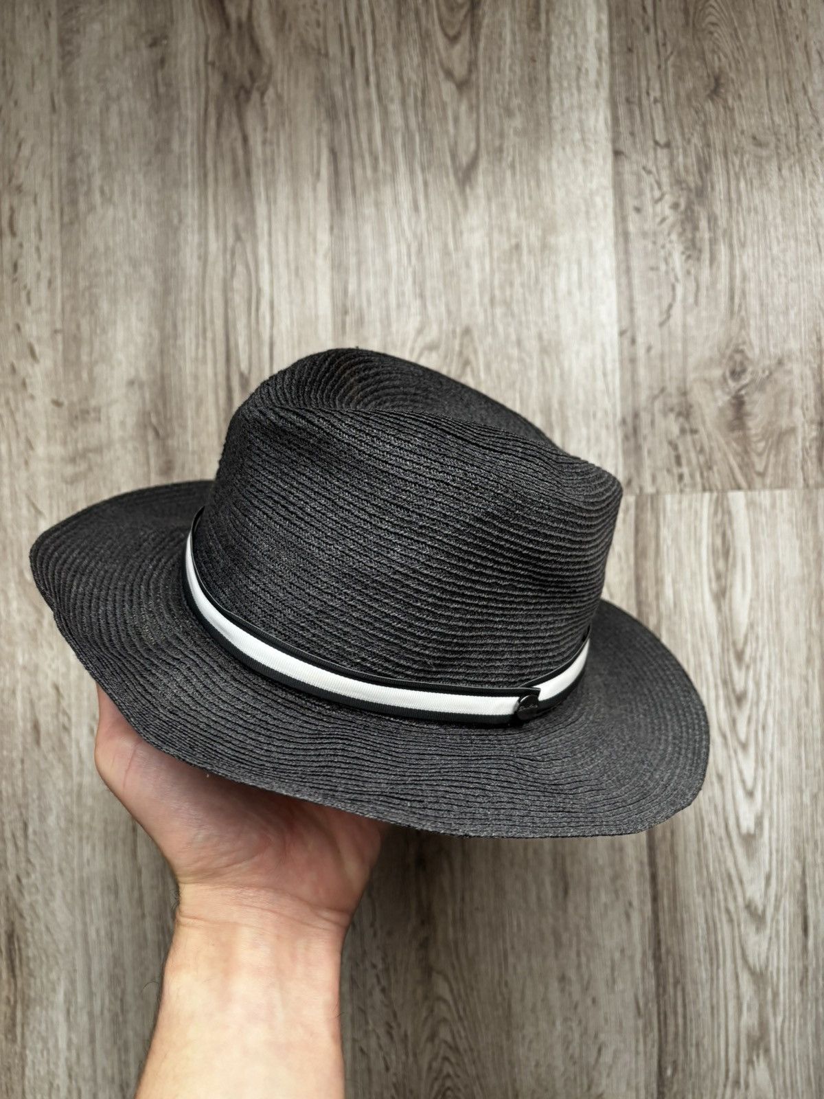 Borsalino Borsalino Fedora Hat 100% Hemp Canapa Made in Italy Size 57 Size ONE SIZE - 23 Thumbnail
