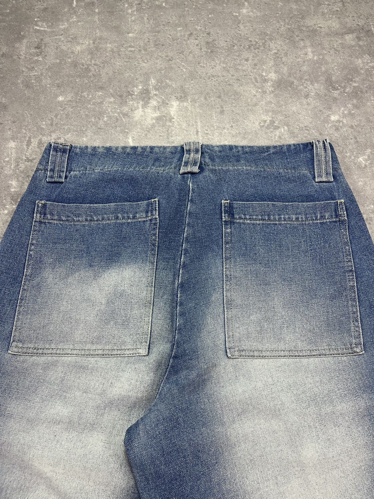 Marithe + Francois Girbaud Marithe + Francois Girbaud Baggy Straps Denim Jorts 34 Size US 34 / EU 50 - 10 Thumbnail