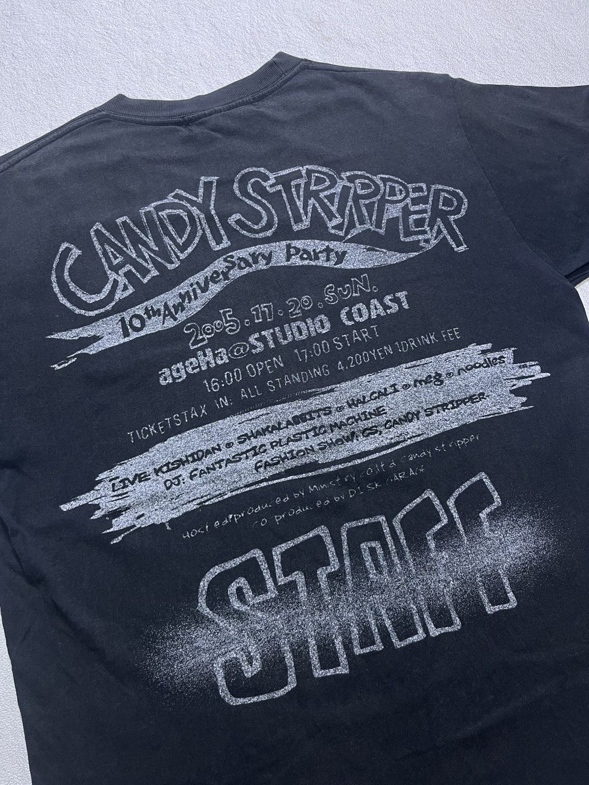 If Six Was Nine Y2K CANDY STRIPPER short sleeve tshirt Size US L / EU 52-54 / 3 - 4 Thumbnail