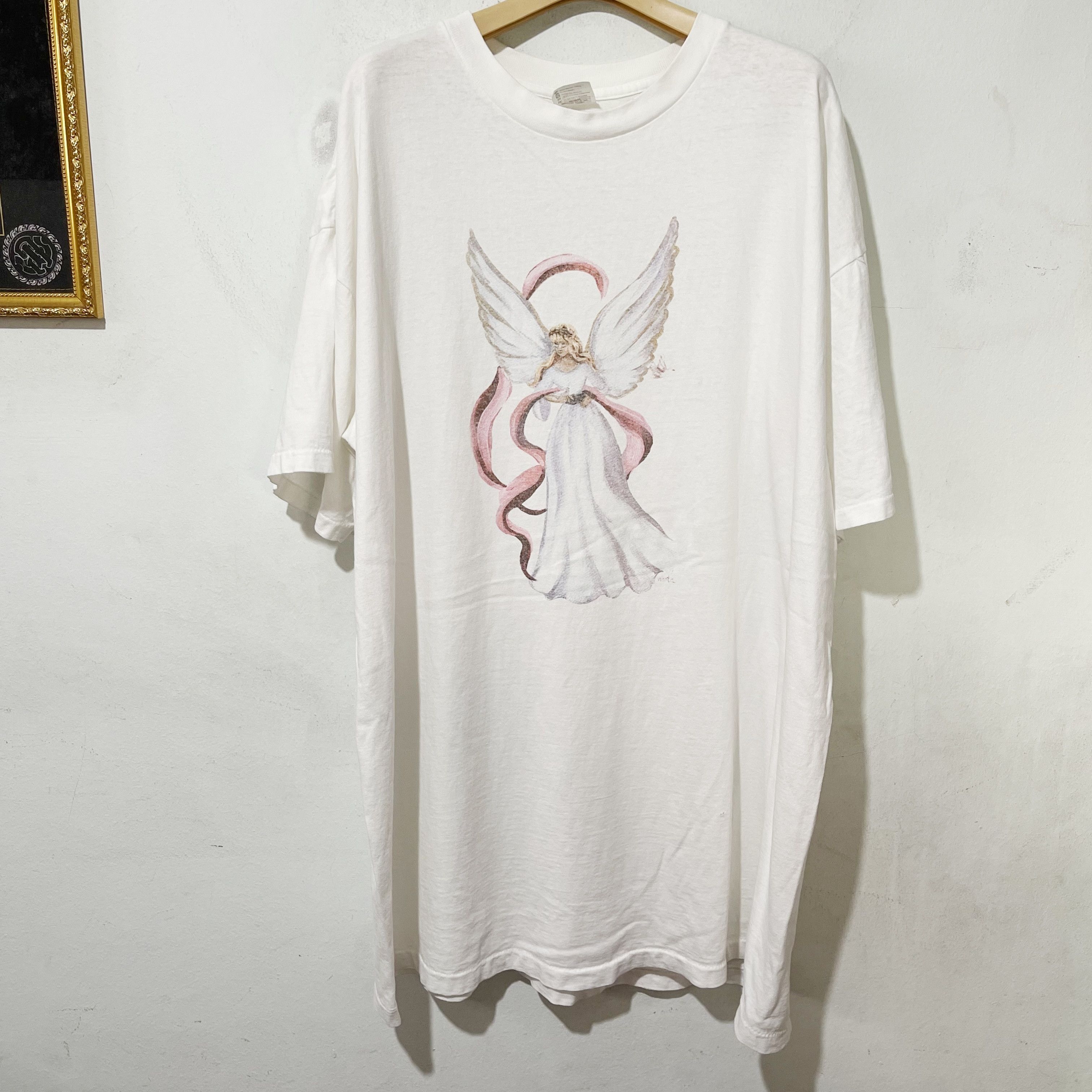 Vintage Vintage 90s Angel T-Shirt Size US XXL / EU 58 / 5 - 1 Thumbnail