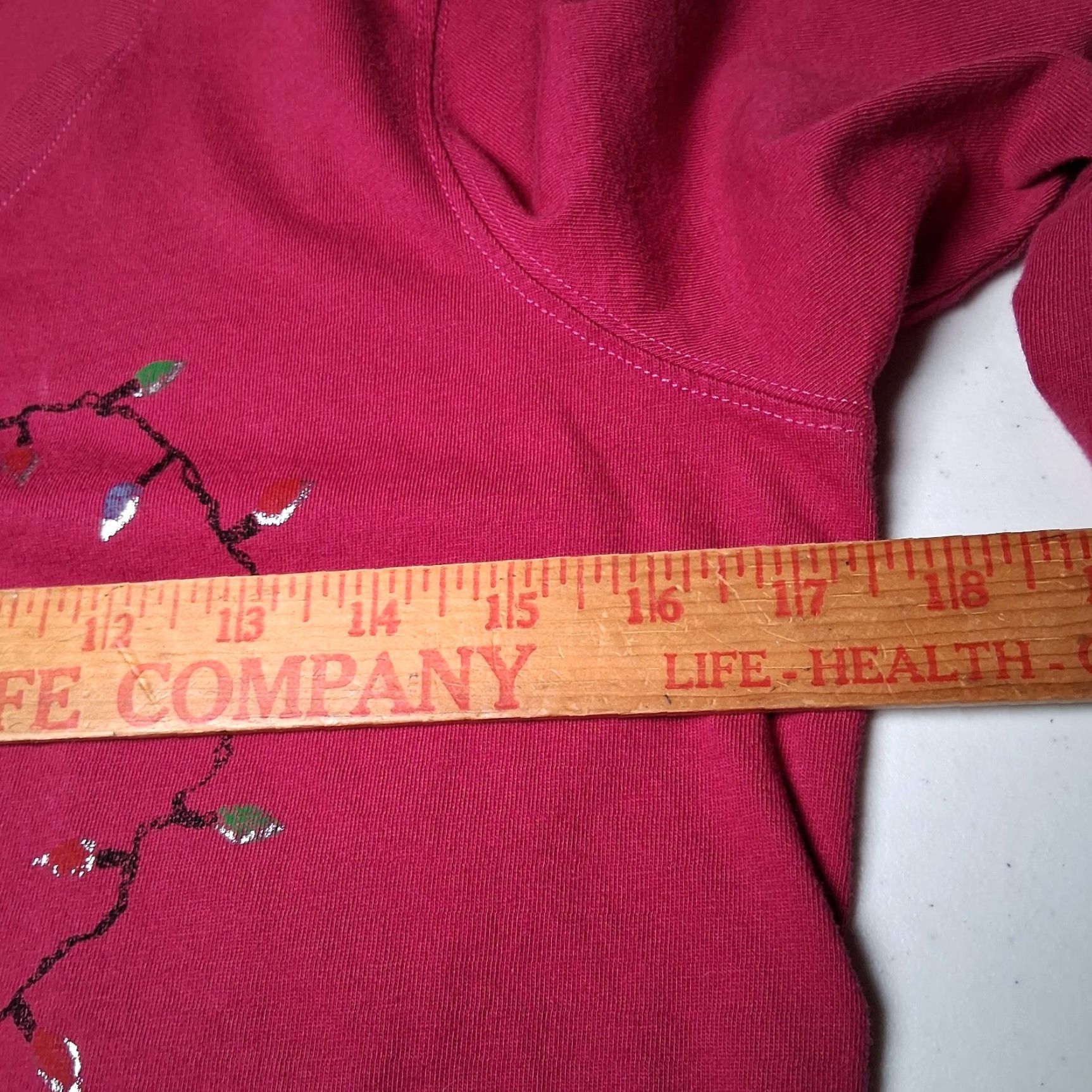 Life is Good Life is Good Shirt Women S Pink Shine On Christmas Diwali Festive String Lights Love Good Vibes T-Shirt Size S / US 4 / IT 40 - 4 Thumbnail