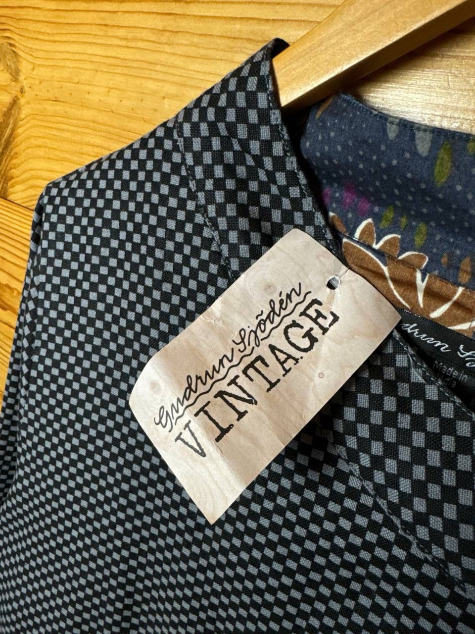 Gudrun Sjoden Gudrun Sjödén Cotton Jacket Vintage Patterned Button Coat Size M / US 6-8 / IT 42-44 - 3 Thumbnail