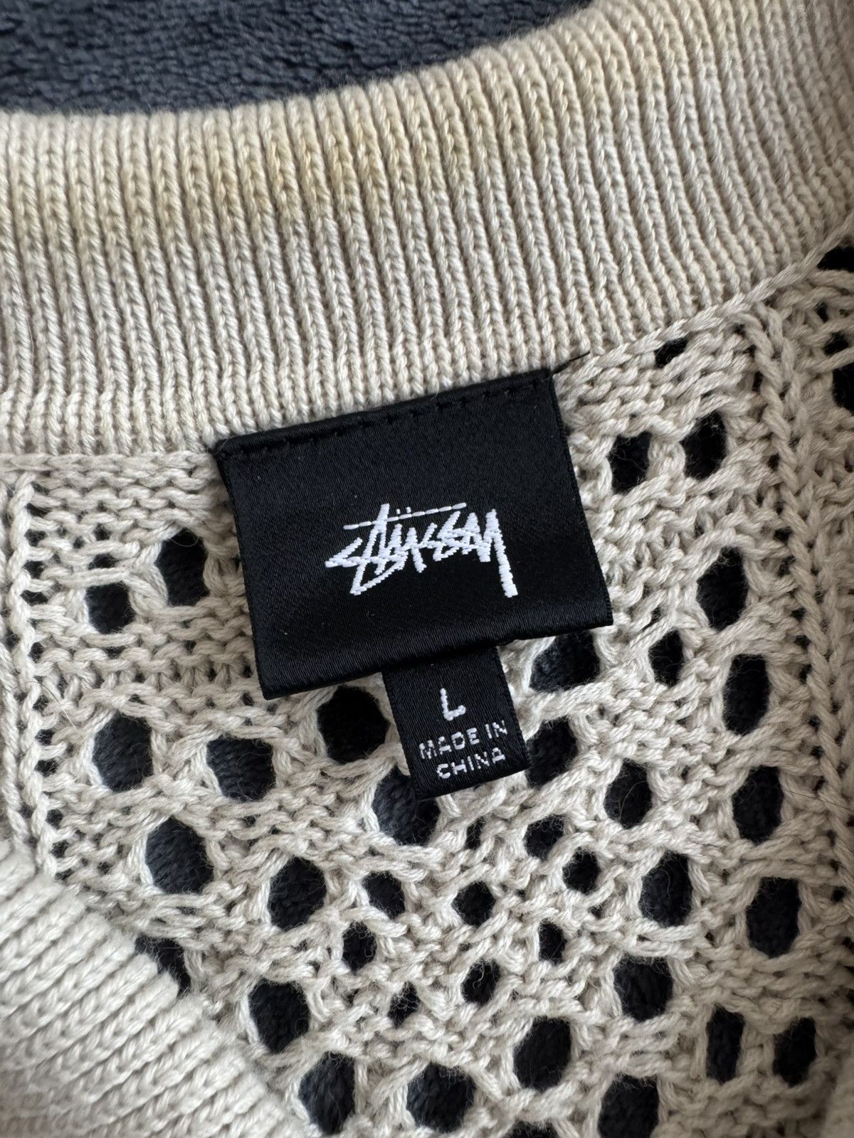 Stussy Stussy Crochet Shirt s22 RARE Size US L / EU 52-54 / 3 - 2 Thumbnail