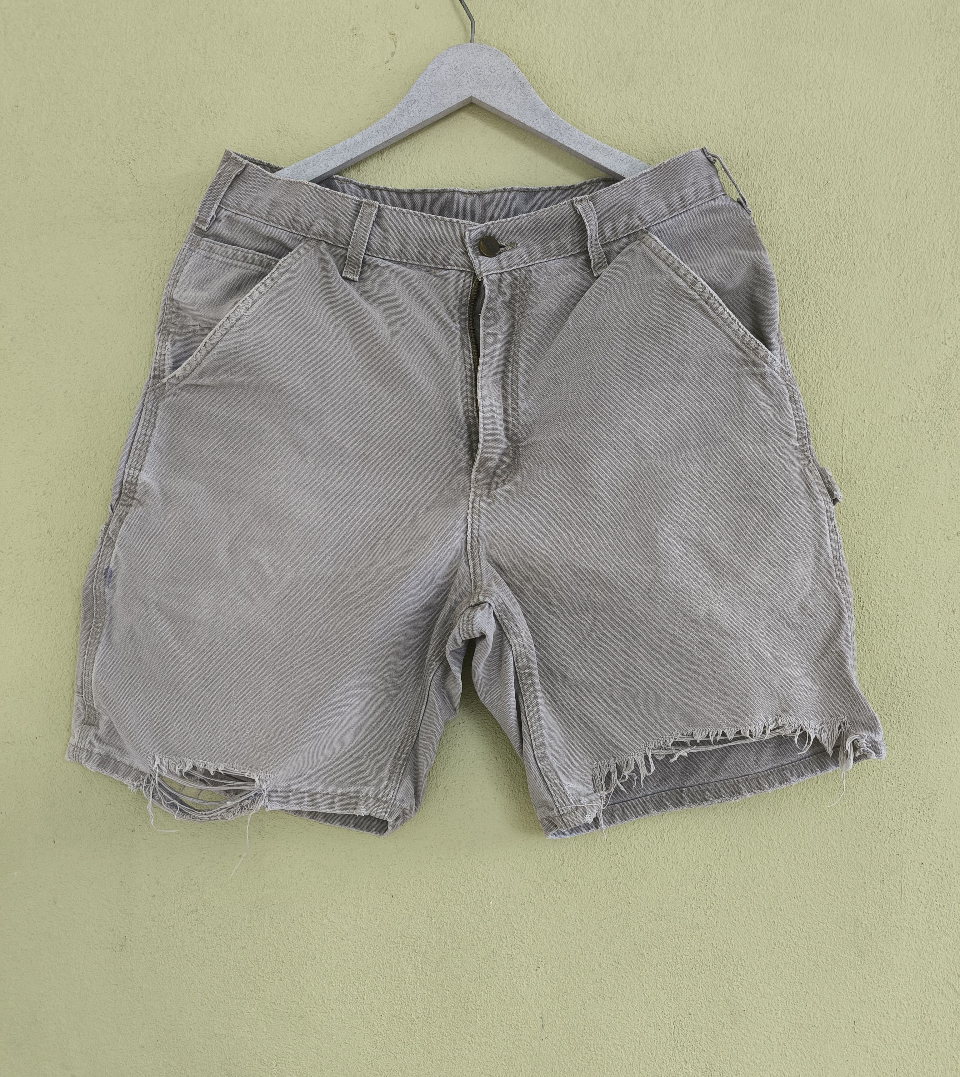 Carhartt Vintage CARHARTT carpenter short pants Size US 32 / EU 48 - 1 Thumbnail