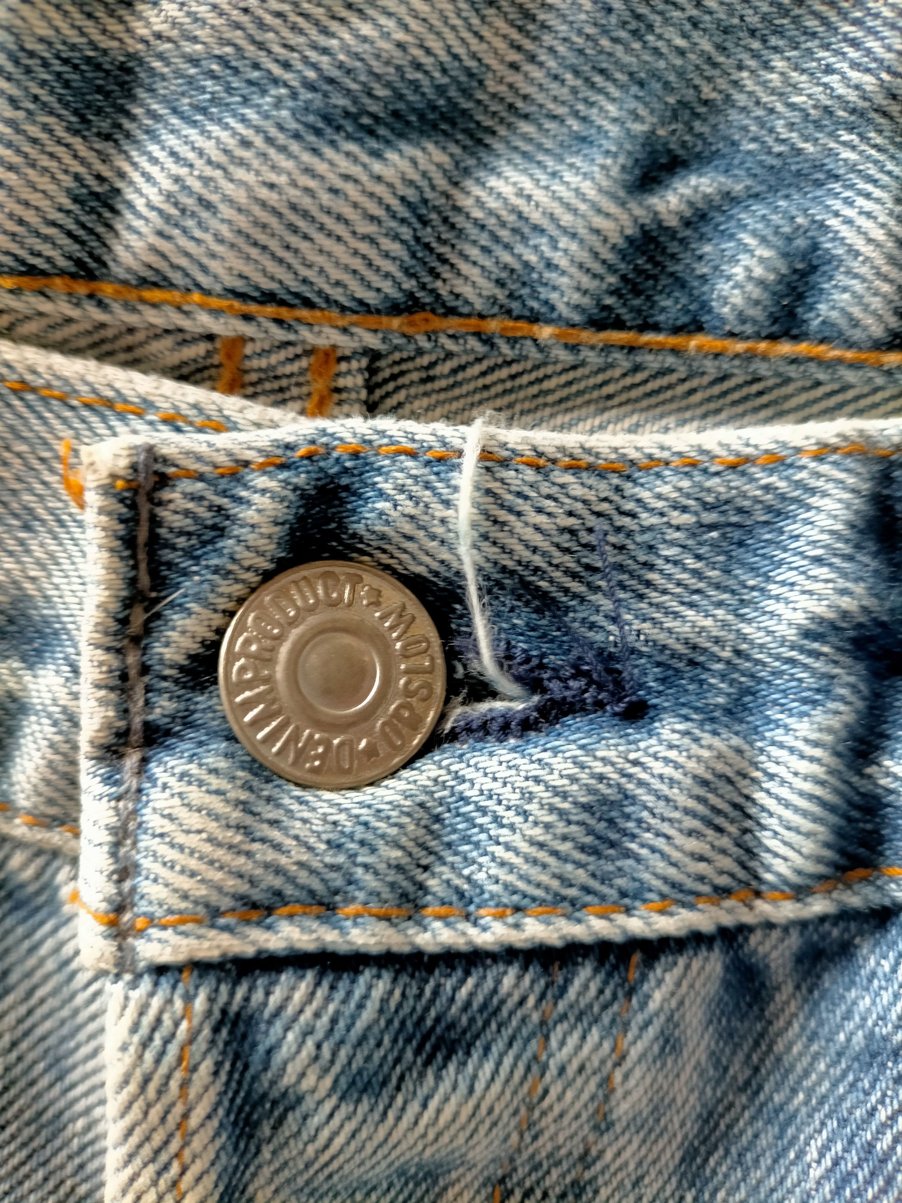Orslow Orslow Japan Button Fly Blue Jeans Size US 30 / EU 46 - 19 Thumbnail