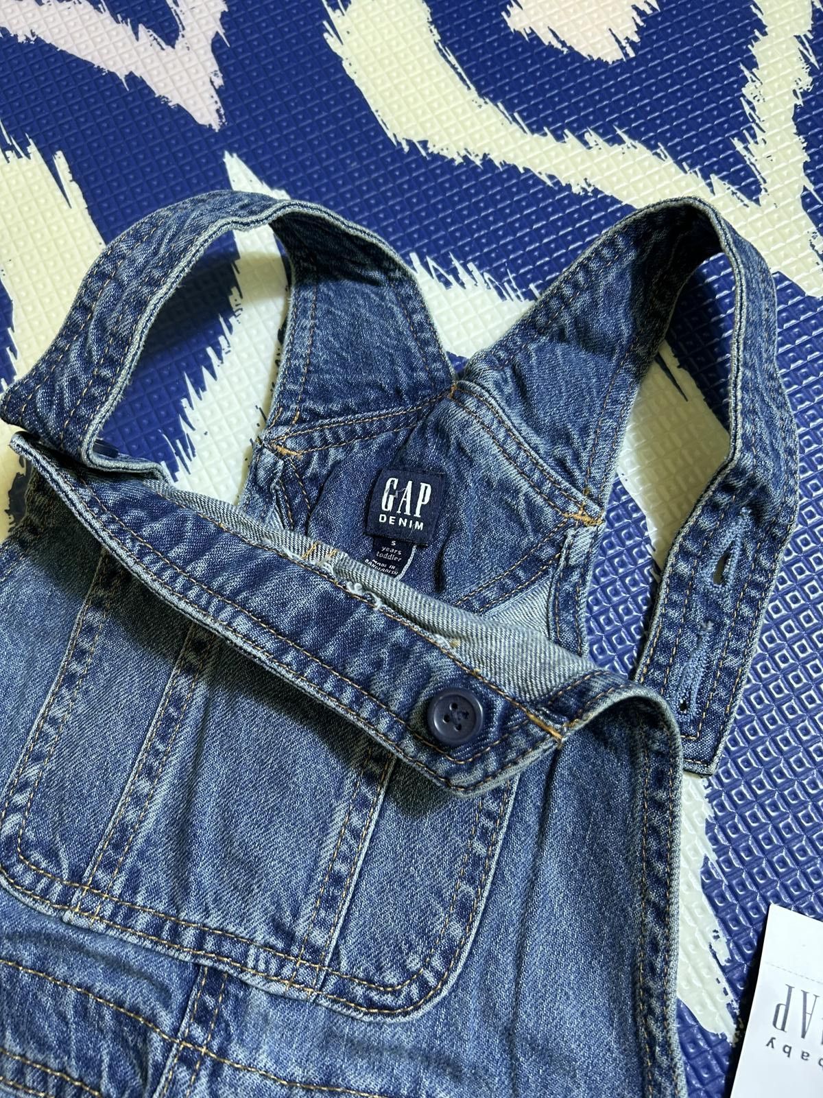 Gap NEW! BabyGap Denim Overalls by Loving Kindness Everyday Size ONE SIZE - 10 Thumbnail