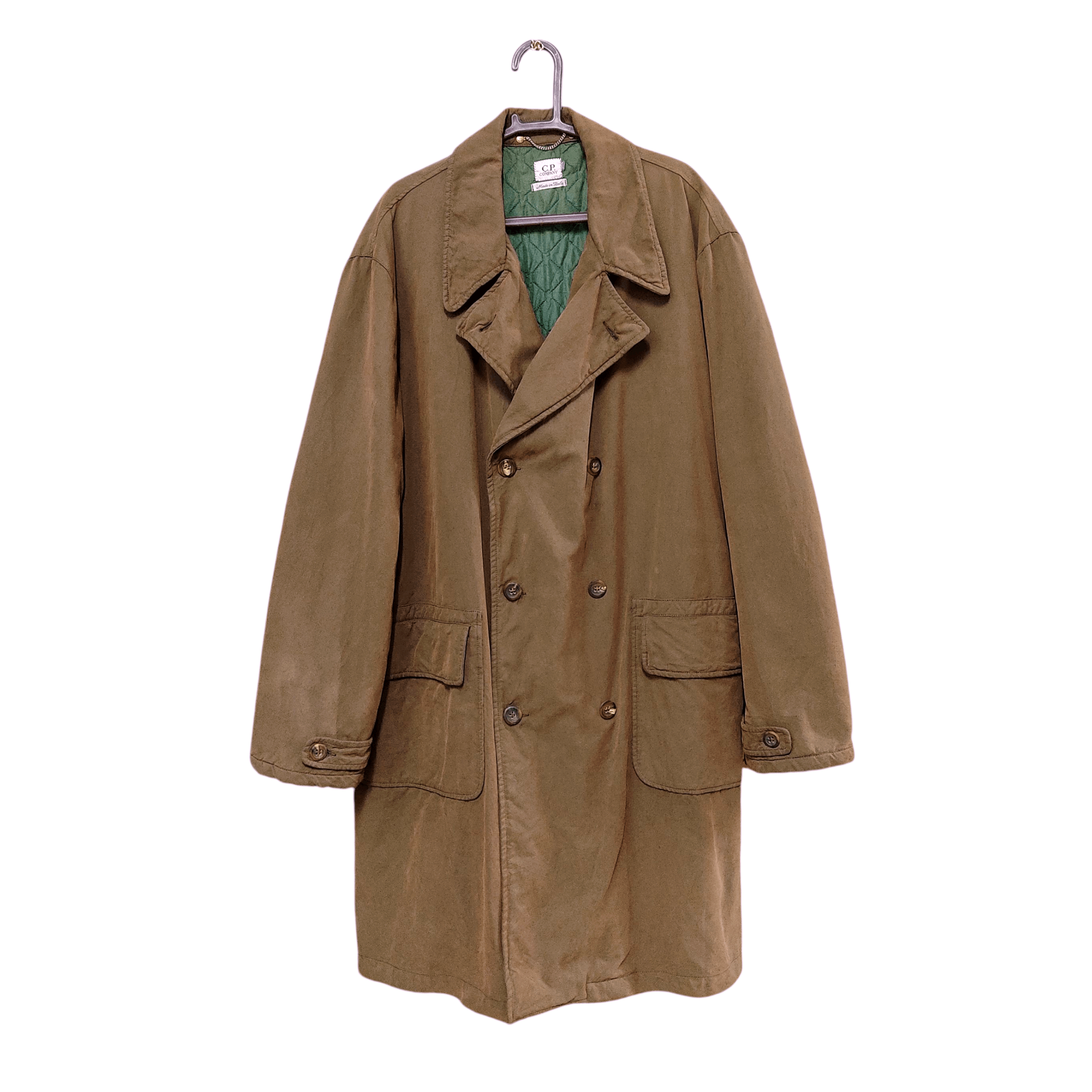 C.P. Company C.P. Company AW95 Double-Breasted Mackinaw Long Coat Size US XL / EU 56 / 4 - 1 Thumbnail