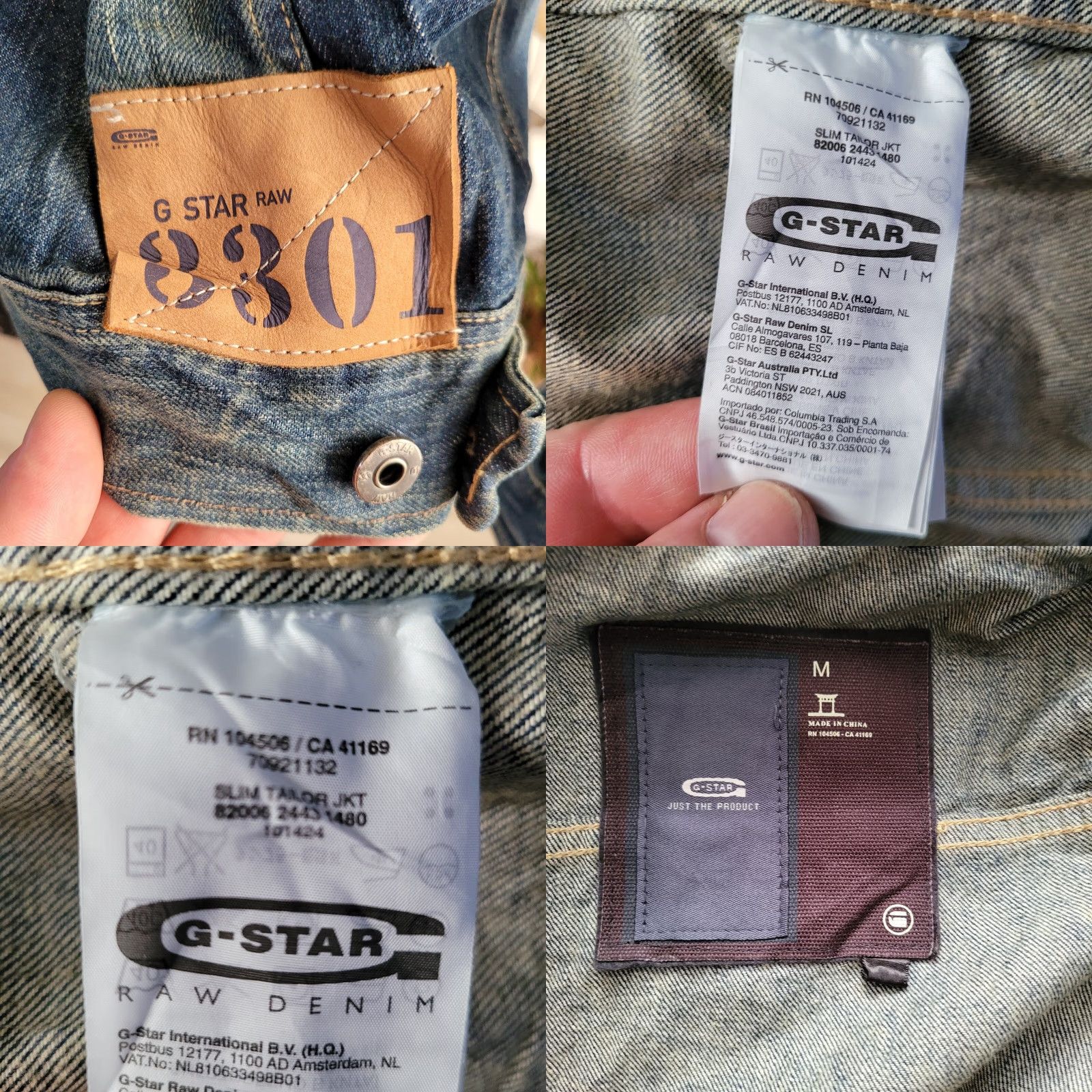 G-Star G-Star 8301 Cotton Denim Jacket M Women Blue Stars Denim Jacket M Size M / US 6-8 / IT 42-44 - 8 Thumbnail