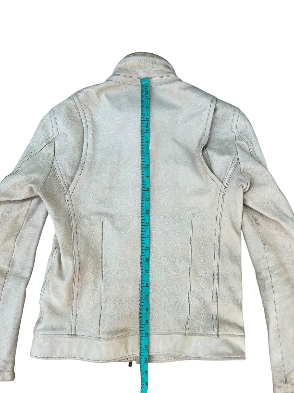 JACKROSE Jackrose Luv Maison Patina Stains Leather Racer Jacket Size US S / EU 44-46 / 1 - 19 Thumbnail