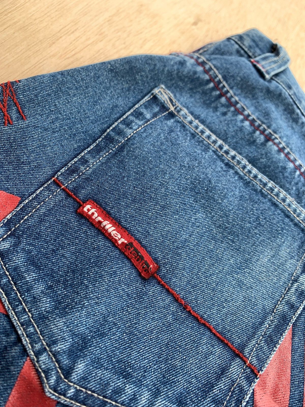 Hysteric Glamour × Japanese Brand Thriller Dnm Distressed Denim Jeans Size US 31 - 7 Thumbnail