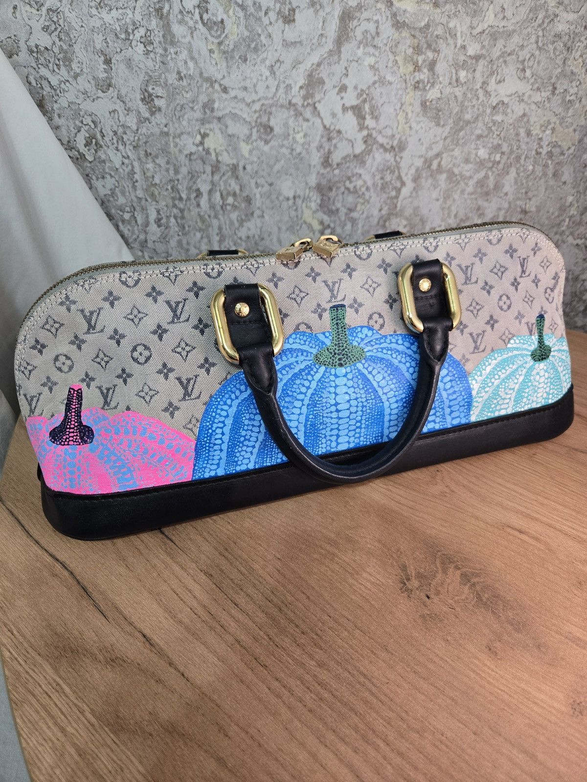 Louis Vuitton Louis Vuitton 2001 monogram mini Lin horizontal Alma Size ONE SIZE - 2 Thumbnail