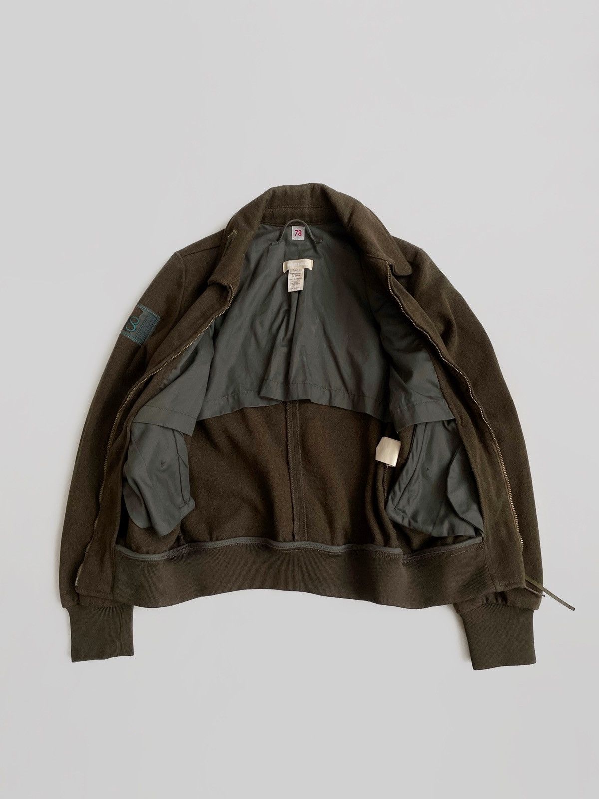 Diesel vintage khaki zip archive jacket