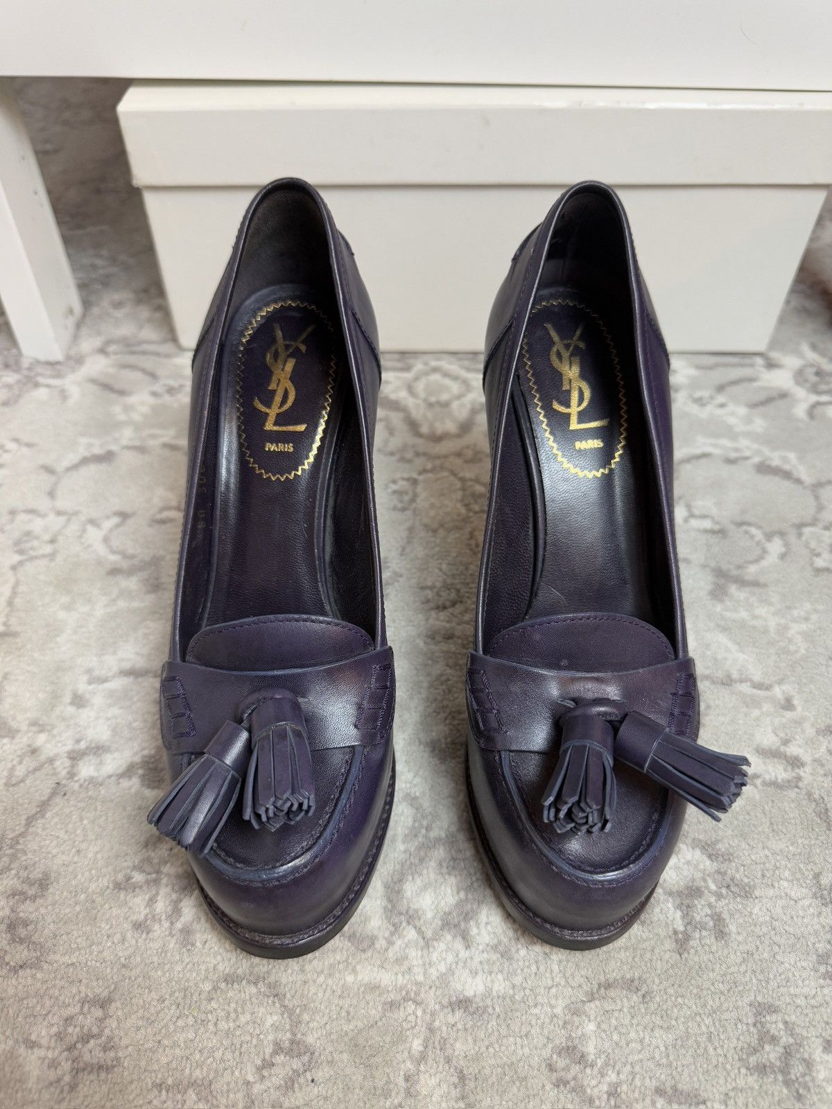 Designer × Vintage × Yves Saint Laurent Vintage 90s Yves Saint Laurent YSL heels US 5.5 designer y2k Size US 5.5 / IT 35.5 - 3 Thumbnail