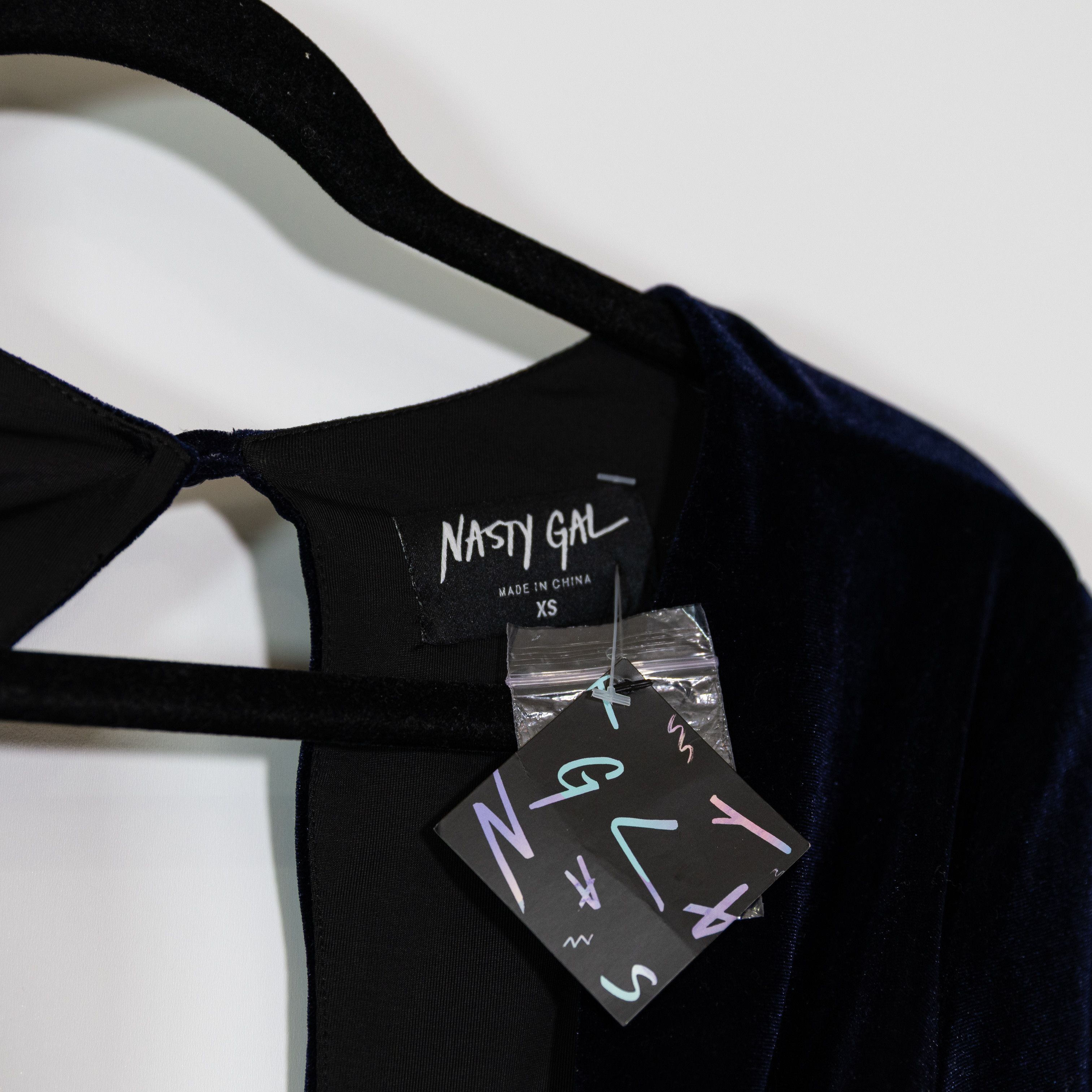 Nasty Gal NEW Nasty Gal Velvet Velour Cut Out Long Size XS / US 0-2 / IT 36-38 - 2 Thumbnail