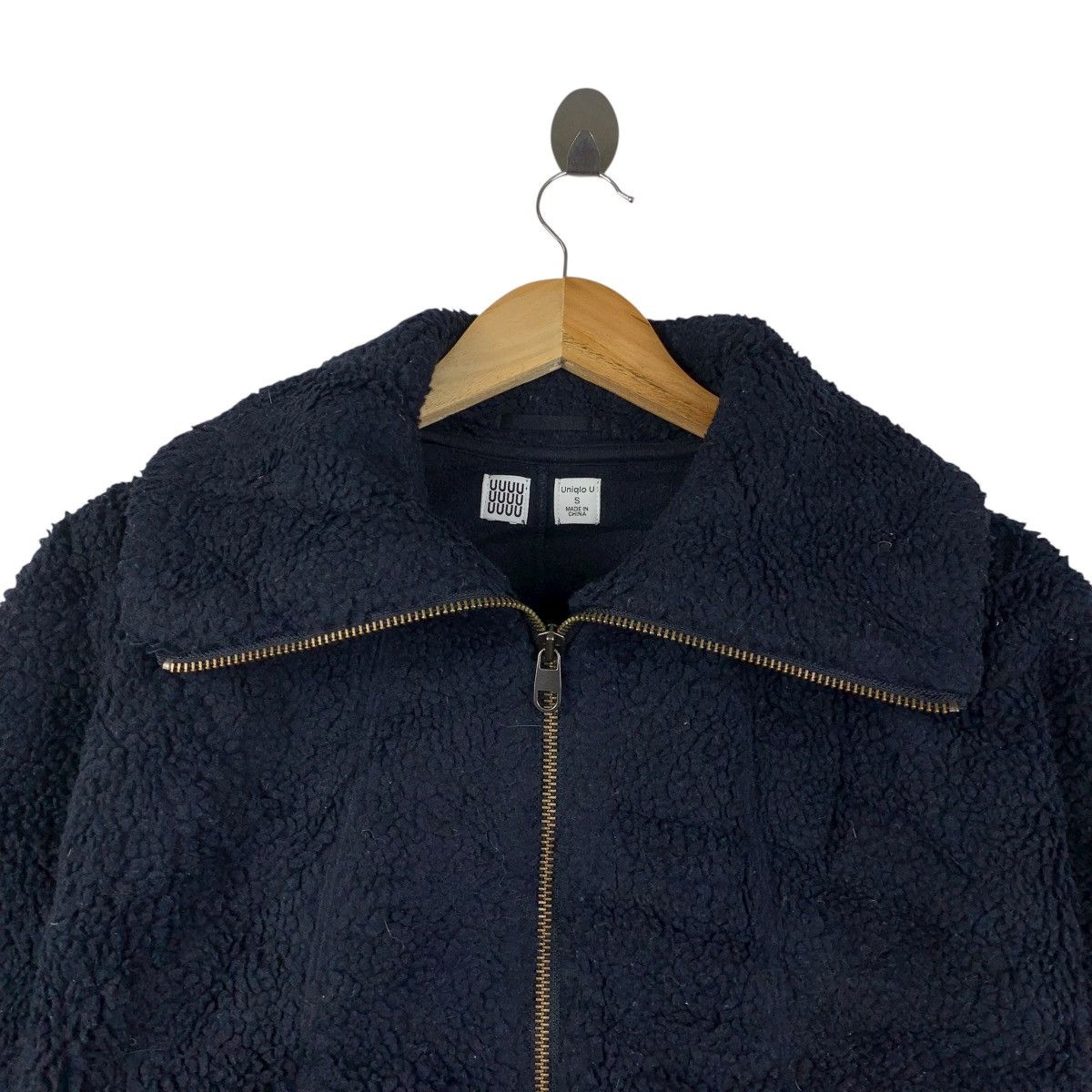 Uniqlo Uniqlo U by Christophe Lemaire Navy Fleece Zip Jacket Size US S / EU 44-46 / 1 - 2 Thumbnail