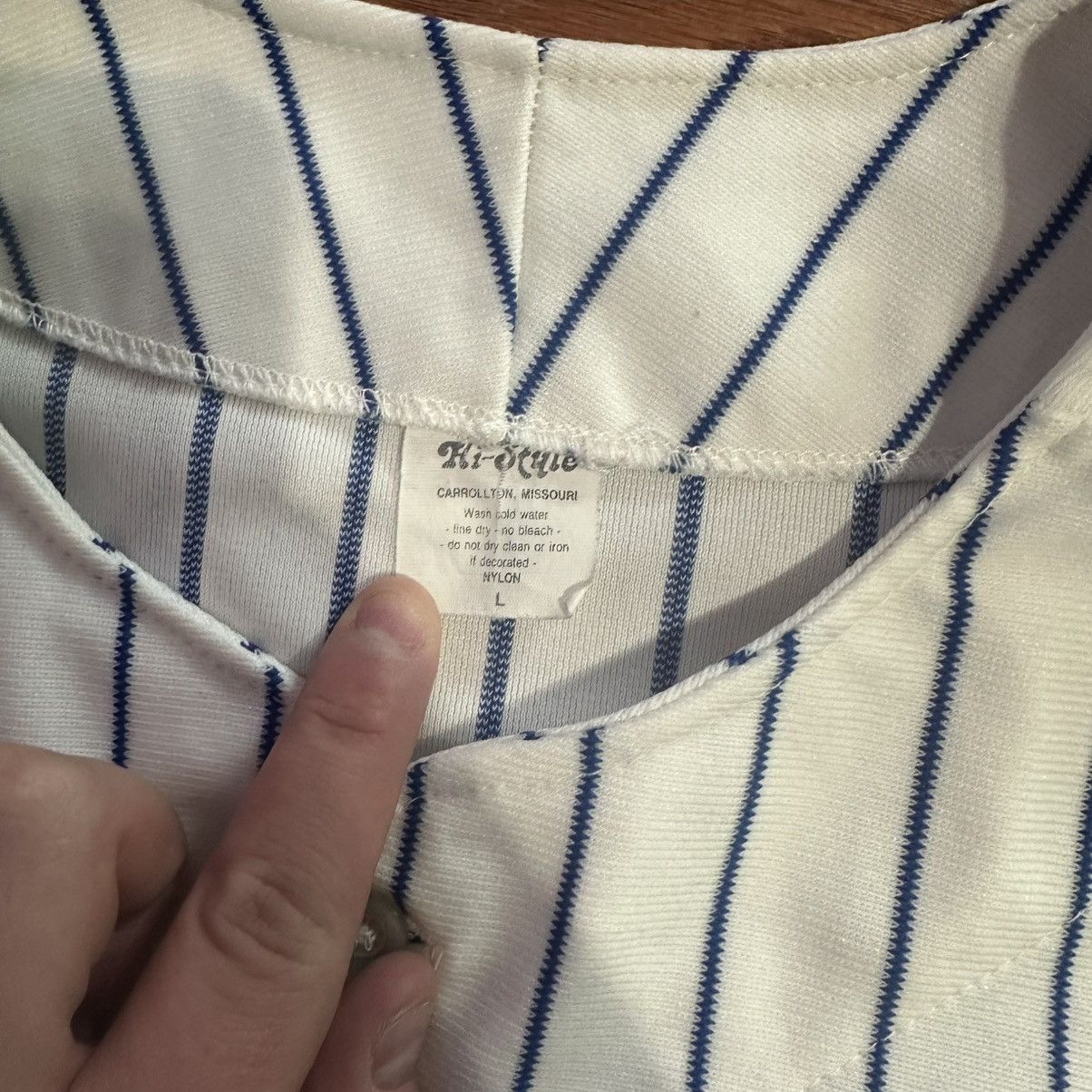 Vintage Vintage college jersey baseball size large summer street Size US L / EU 52-54 / 3 - 3 Thumbnail