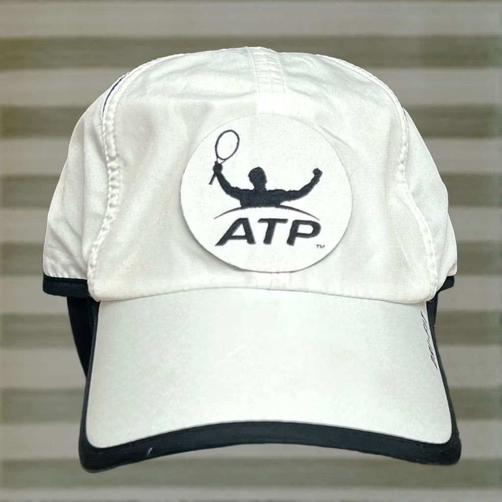 Nike Nike ATP Featherlight Dri-FIT Swoosh 5 Panel Hat Cap Tennis Running RARE Mens Size ONE SIZE - 1 Thumbnail