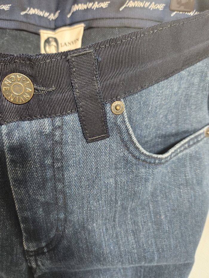 Lanvin Acne studio x lanvin 콜라보레이션 논워싱 데님 Size 27" / US 4 / IT 40 - 3 Thumbnail