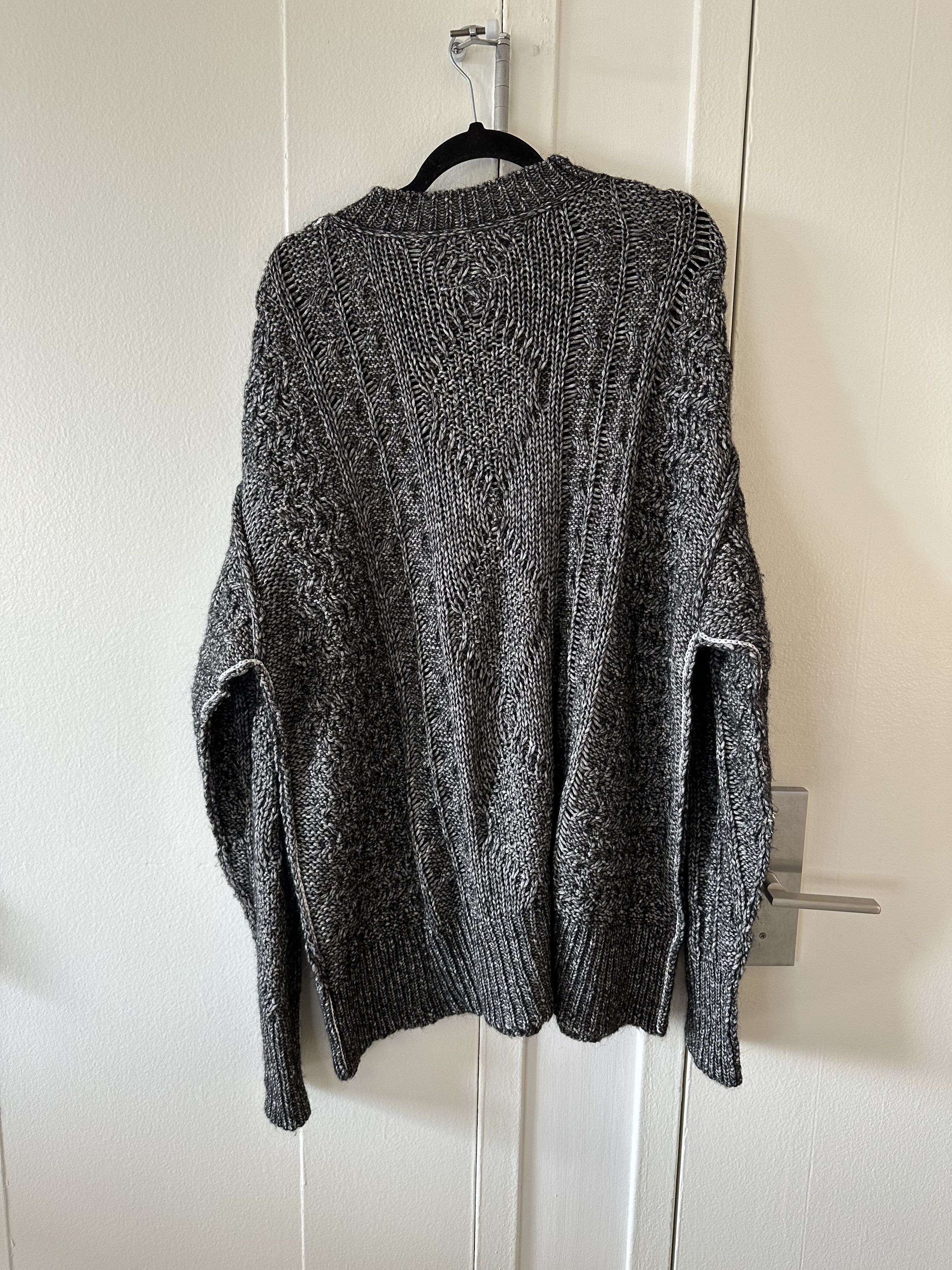 Maison Margiela Maison Margiela Wool/Alpaca Blend Cableknit Sweater Size US XXL / EU 58 / 5 - 6 Thumbnail