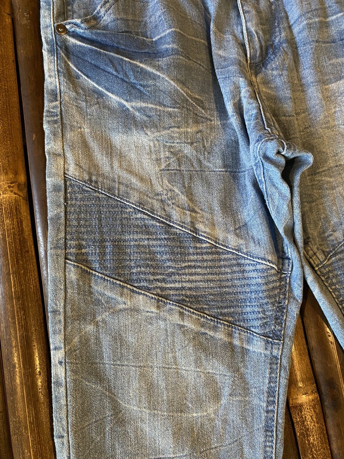 If Six Was Nine × Japanese Brand SUREVE BIKERS DENIM PANTS Size 30" / US 8 / IT 44 - 5 Thumbnail