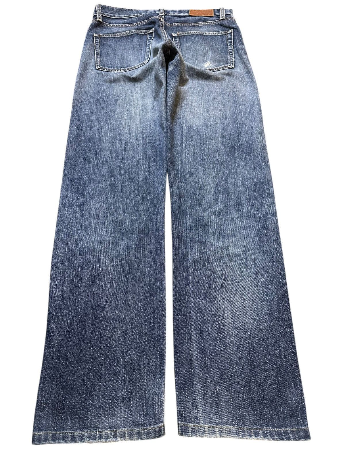 Uniqlo Vintage Japanese Uniqlo Faded Wash Distress Style Jeans Size US 30 / EU 46 - 2 Thumbnail