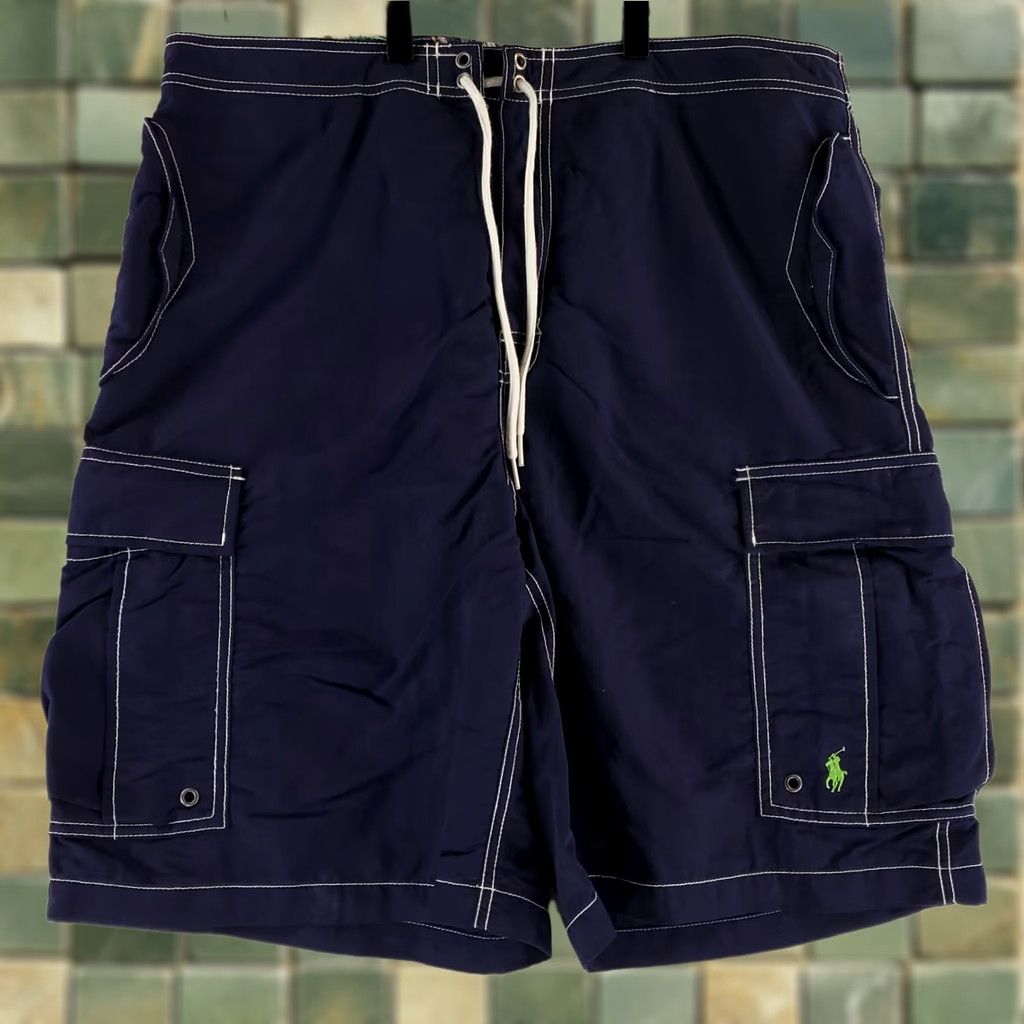 Polo Ralph Lauren Polo Ralph Lauren VTG Board Shorts Blue Mens 36 Board Shorts 36x10 Actual Mens Blue VTG Polo Ralph Lauren Size US M / EU 48-50 / 2 - 1 Thumbnail