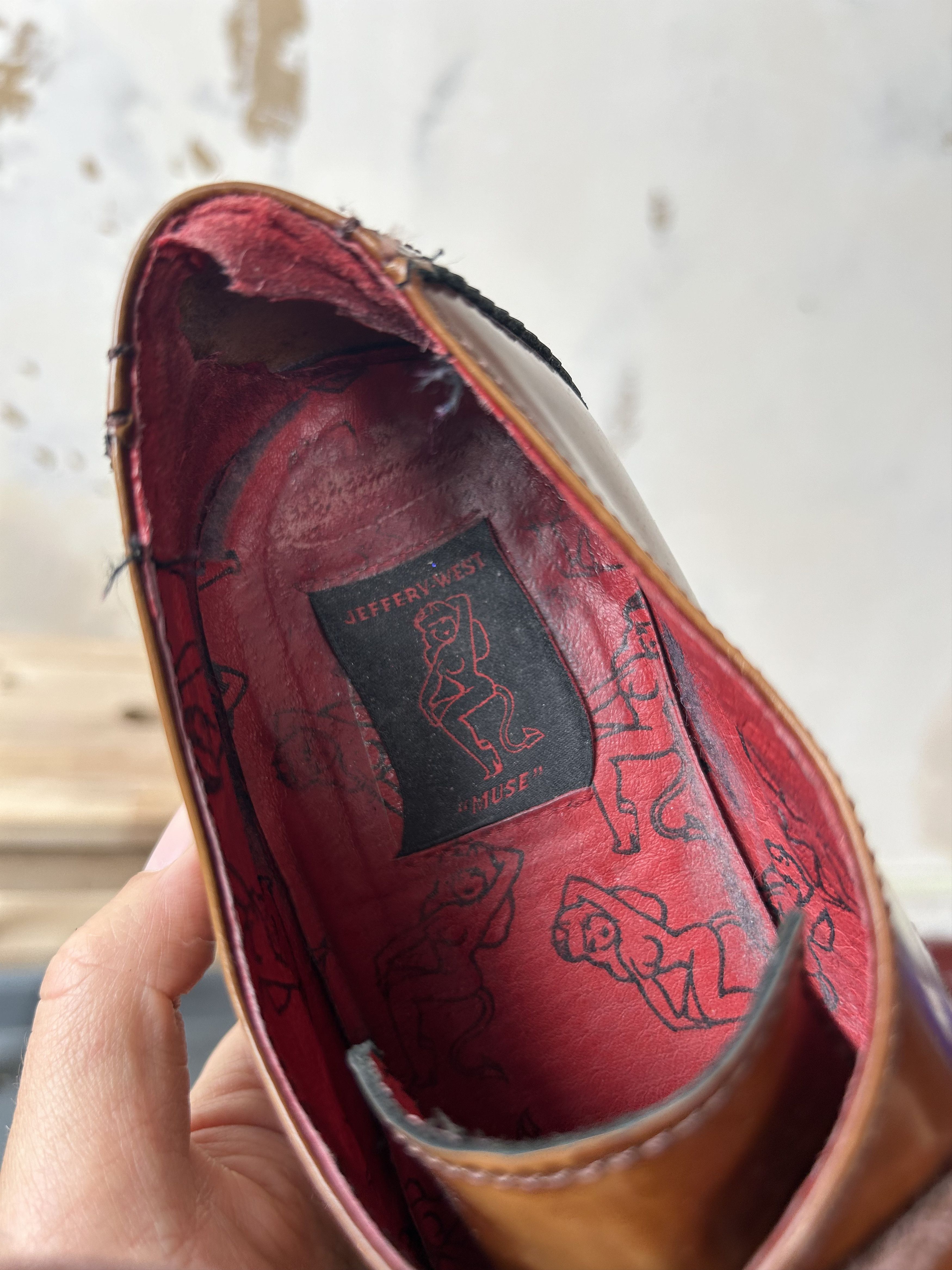 Jeffery West × Leather Jeffery West Muse Leather Oxfords Shoes Size uk8 us9 Size US 9 / EU 42 - 8 Thumbnail