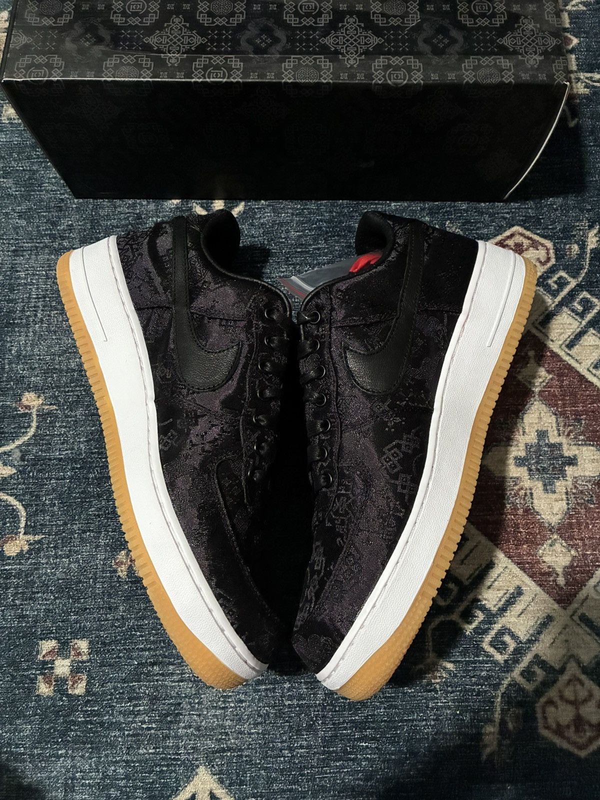 CLOT × Nike Nike Air Force 1 Low Fragment x Clot SKU CZ3986-001 Size US 10 / EU 43 - 3 Thumbnail