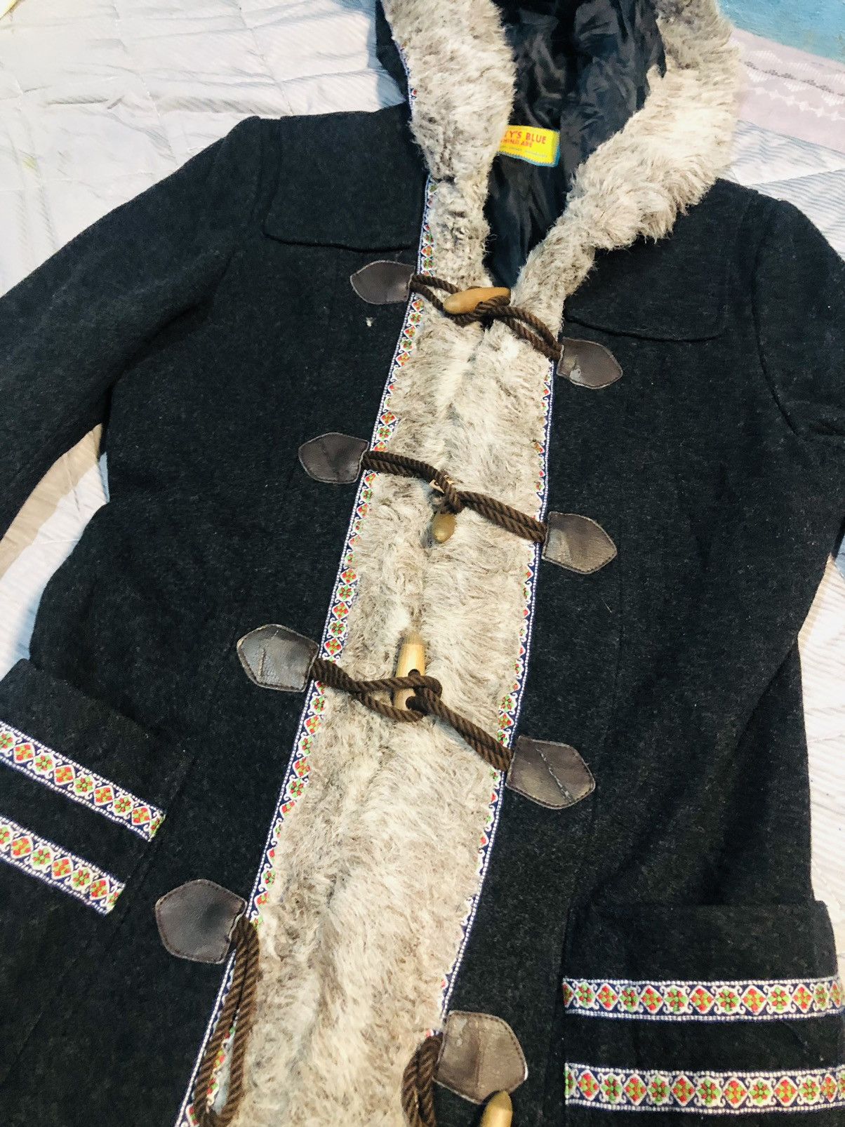 Japanese Brand Betty’s Blue By Shinji Abe Long Fur Coat (23) Size US L / EU 52-54 / 3 - 4 Thumbnail