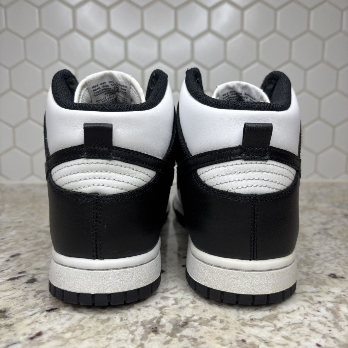 Nike Size 8.5 - Nike Dunk High Black White CLEAN No box Size US 8.5 / EU 41-42 - 9 Thumbnail
