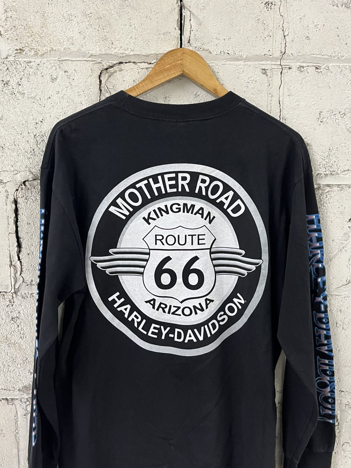 Harley Davidson Harley longsleeve shirt y2k sleeve hits skater streetwear Size US L / EU 52-54 / 3 - 7 Thumbnail