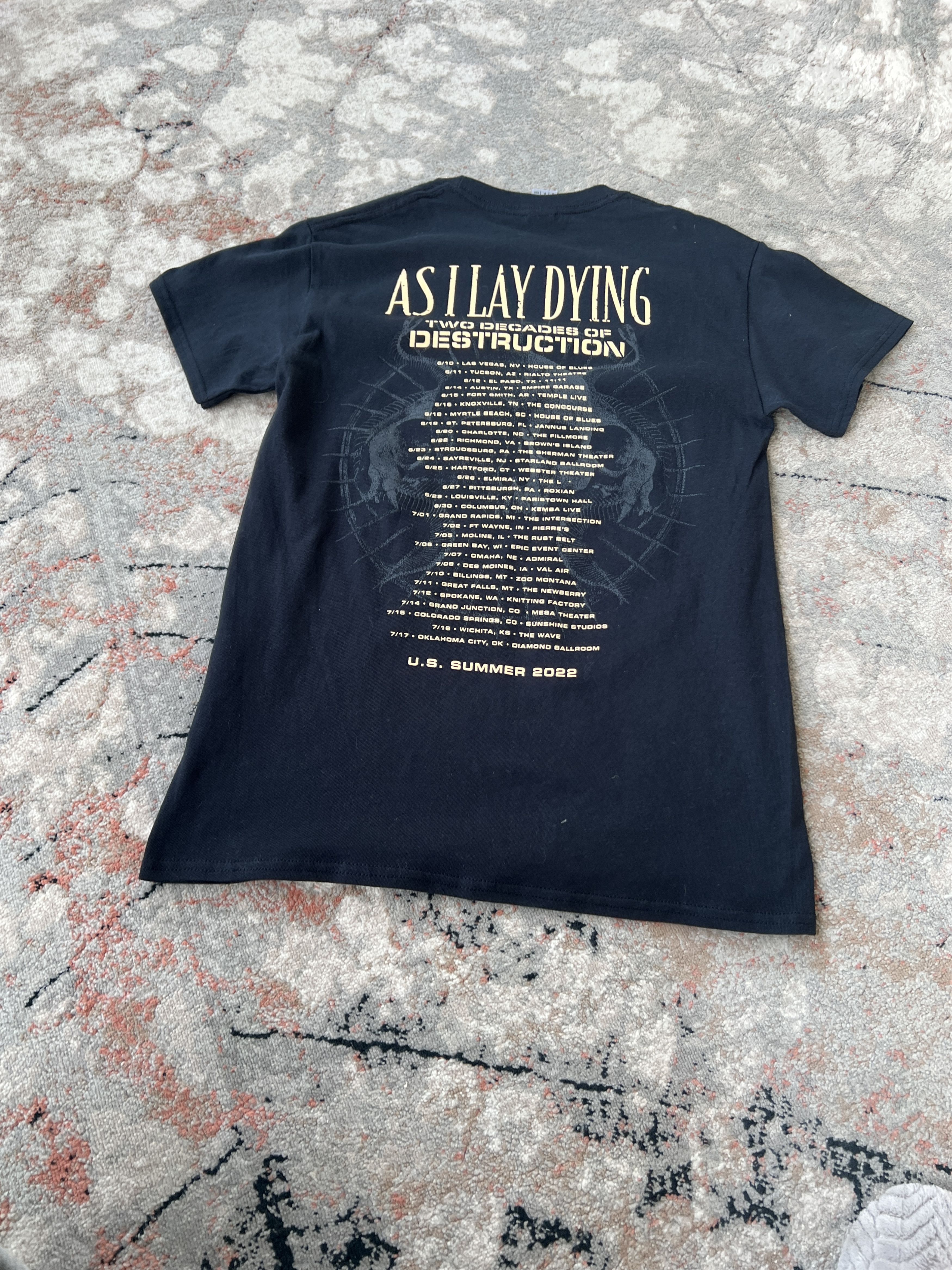 Band Tees Asilay Dying Two Decades Of Destruction Tee Size US S / EU 44-46 / 1 - 4 Thumbnail