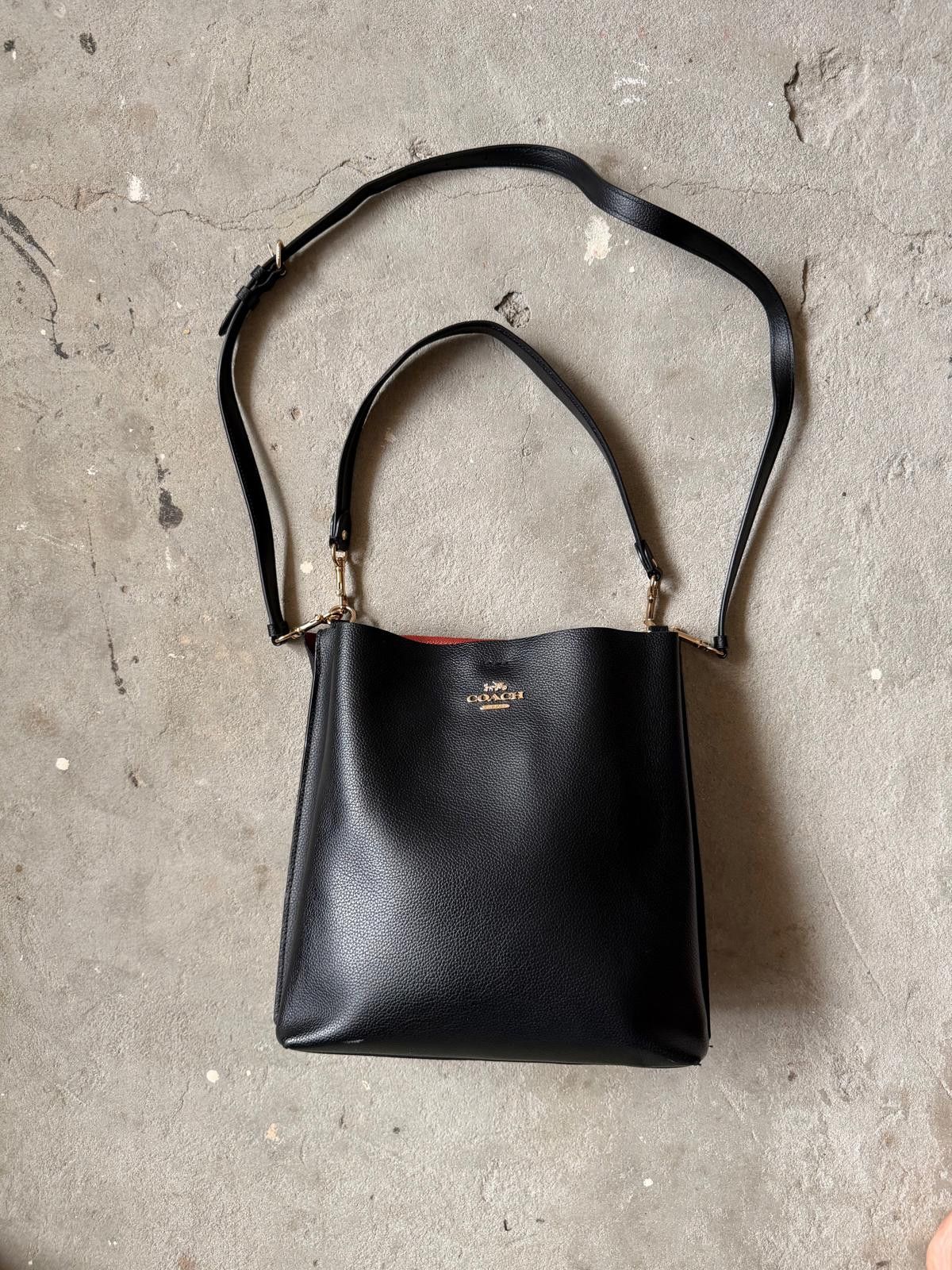 Coach Coach 2Way 22 Mollie Leather Bucket Bag Black Size ONE SIZE - 1 Thumbnail