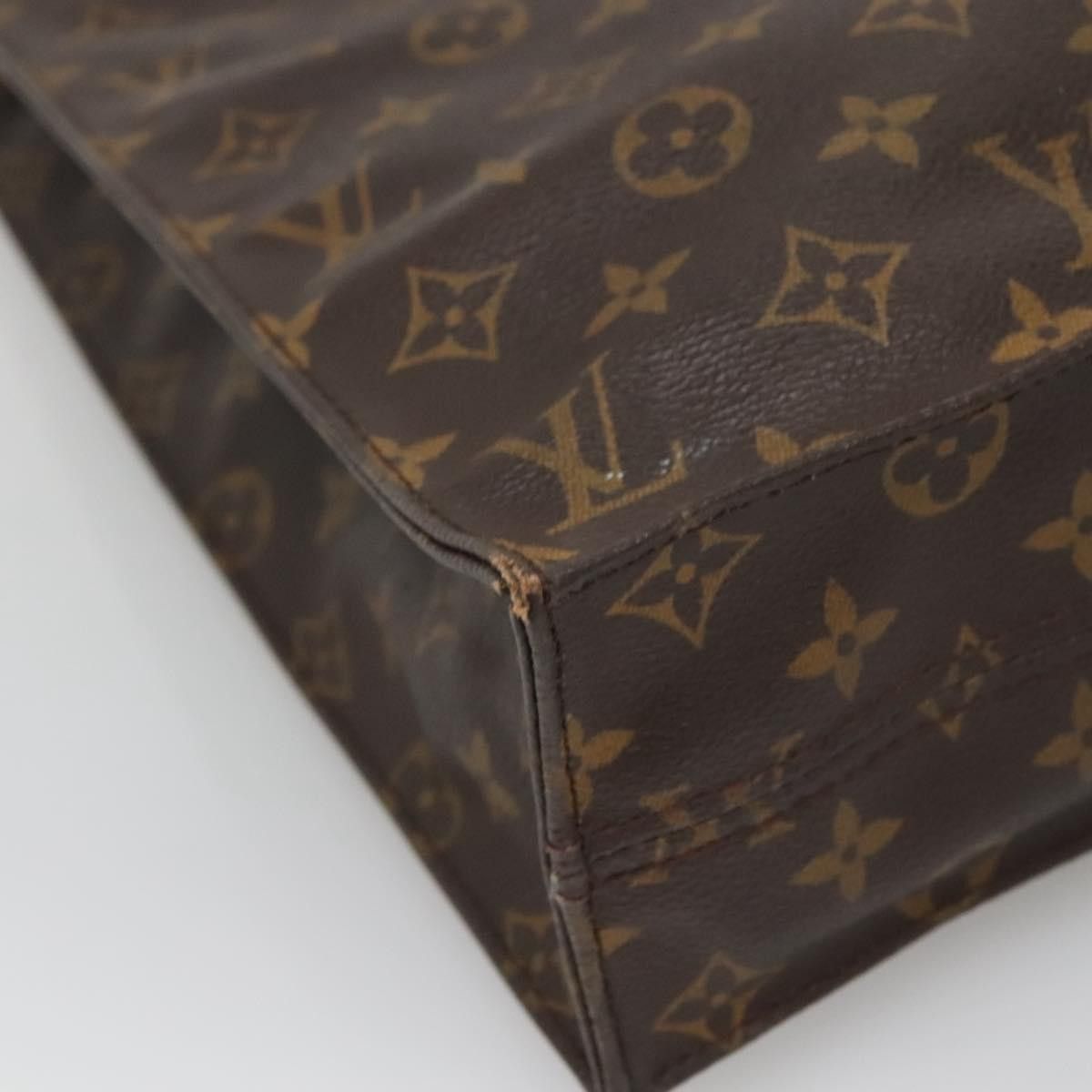 Louis Vuitton LOUIS VUITTON Monogram Sac Plat Hand Bag M51140 Size ONE SIZE - 16 Thumbnail
