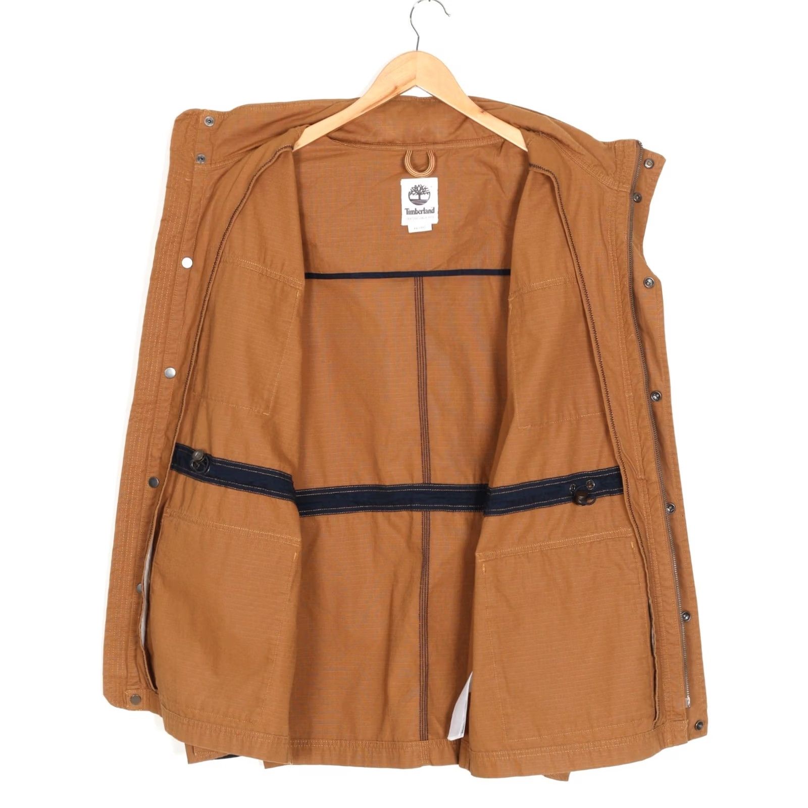 Timberland TIMBERLAND Field Jacket Men 2XL Hooded Ripstop Brown Jacket Mens Field Jacket Modern 90s Style Size US XXL / EU 58 / 5 - 5 Thumbnail