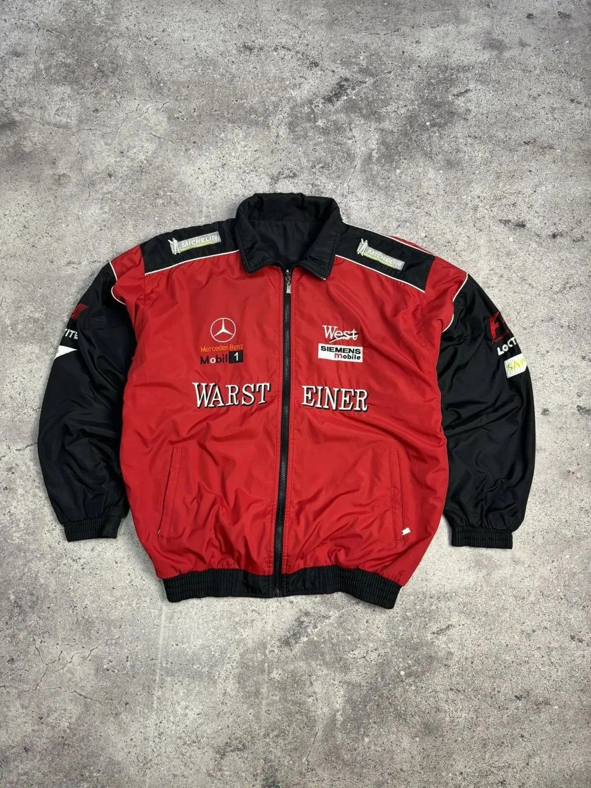 Mercedes-Benz Vintage Racing Jacket Mercedes-Benz West Wars Reiner F1 Size US XL / EU 56 / 4 - 5 Thumbnail