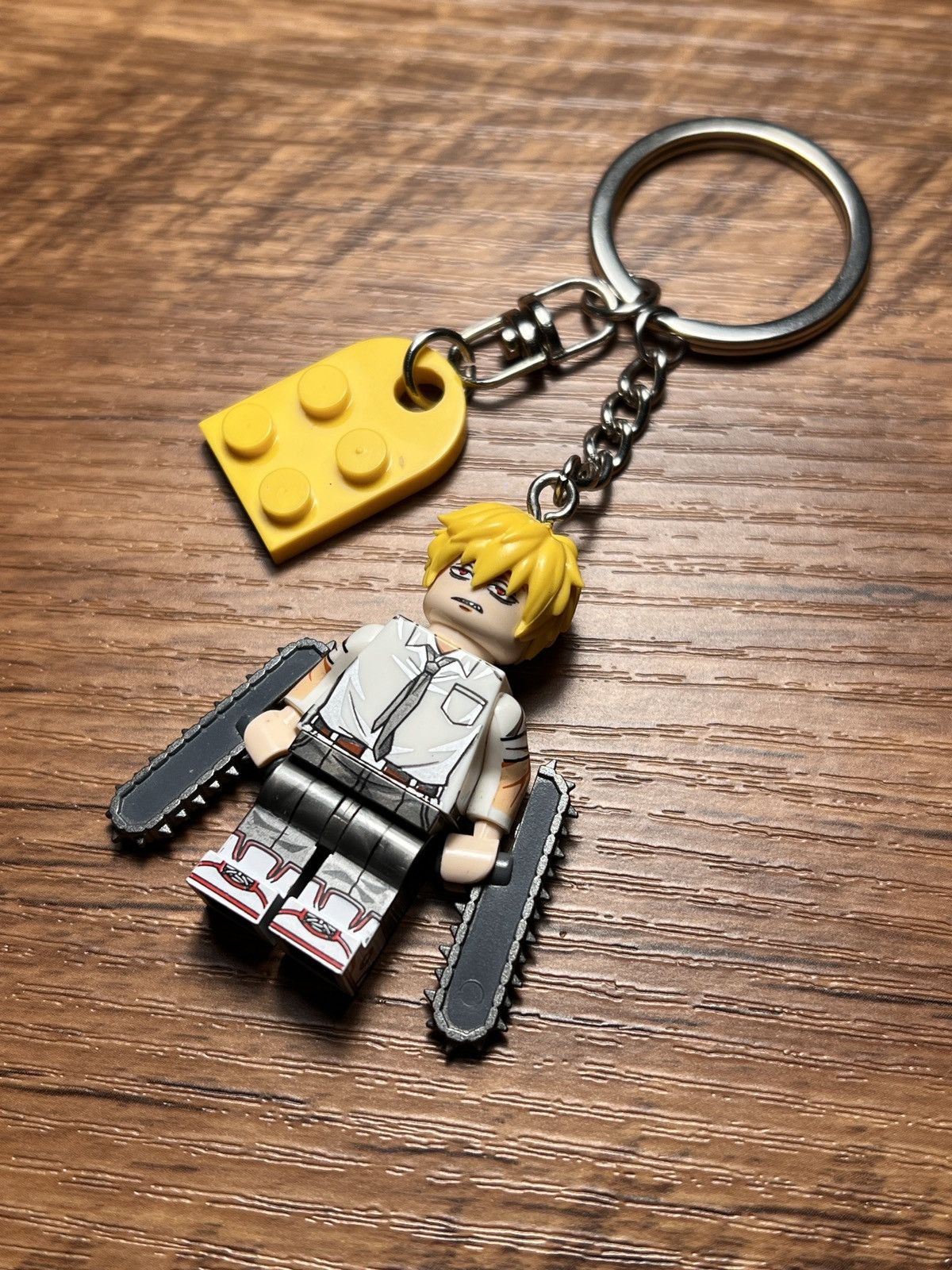 Anime chainsaw man denji reze lego minifigure keychain keyring Size ONE SIZE - 5 Thumbnail