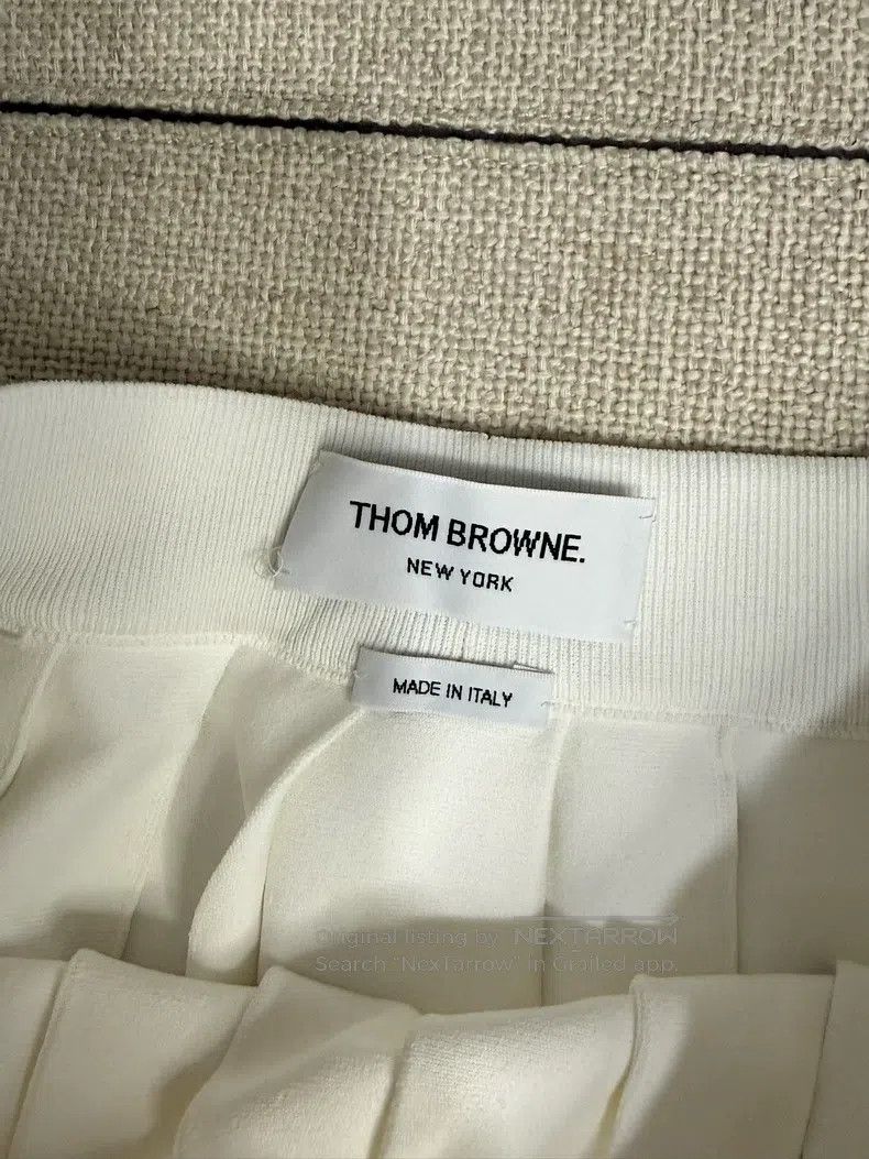 Thom Browne Thom Browne White pleated skirt Size 24" / US 00 / IT 34 - 6 Thumbnail