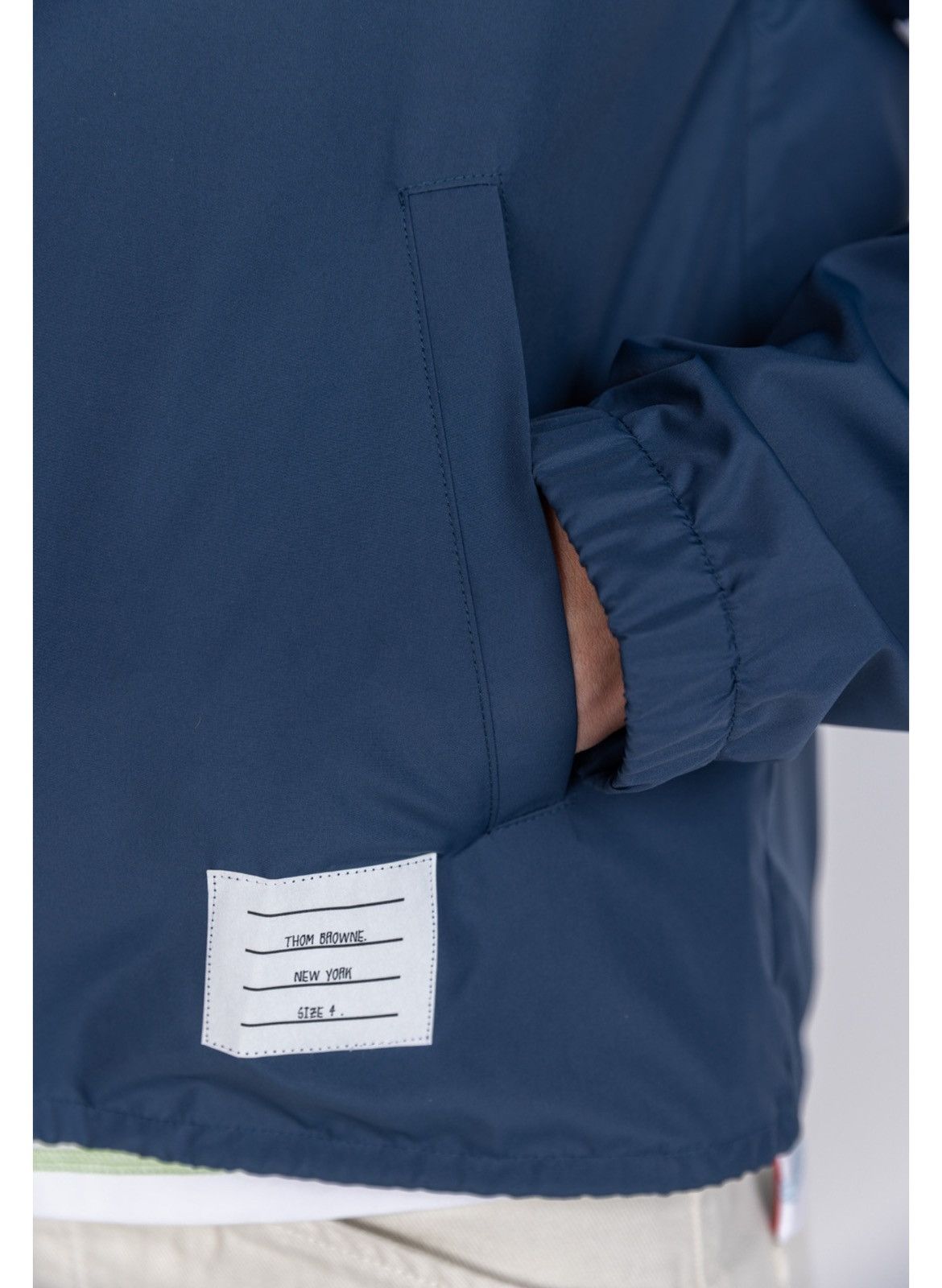 Thom Browne Last Size Thom Browne Flyweight Windbreaker Jacket Size US XL / EU 56 / 4 - 4 Thumbnail
