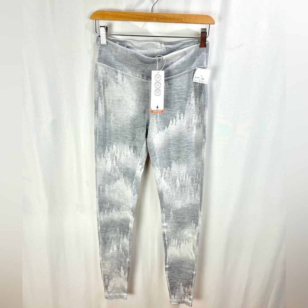 Smartwool NEW Smartwool Classic Thermal Merino Base Leggings Grey US S Size 27" / US 4 / IT 40 - 7 Thumbnail